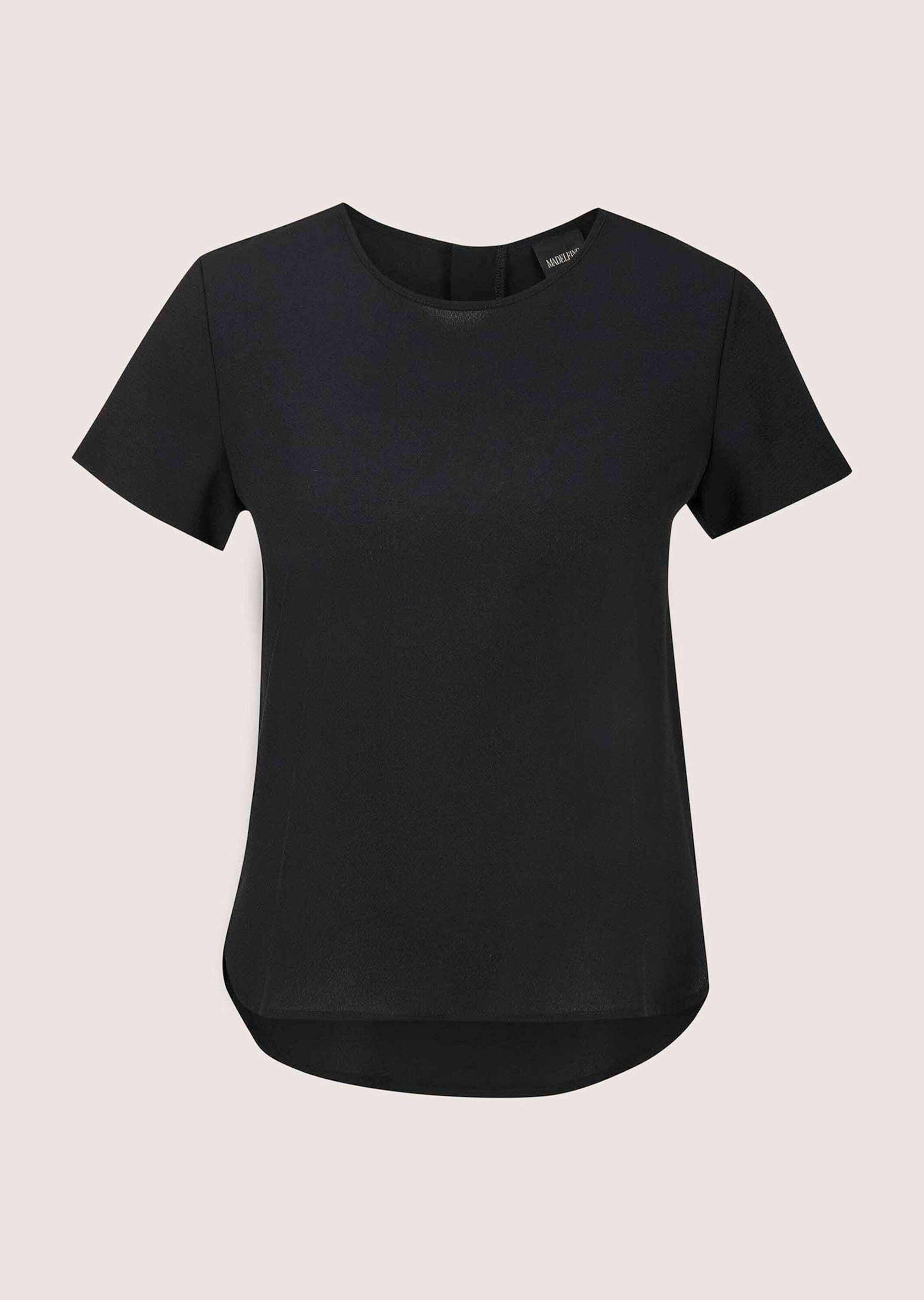 MADELEINE Shirtbluse »Blusenshirt Sommerbluse mit Reißverschluss« Reißverschluss am Rücken