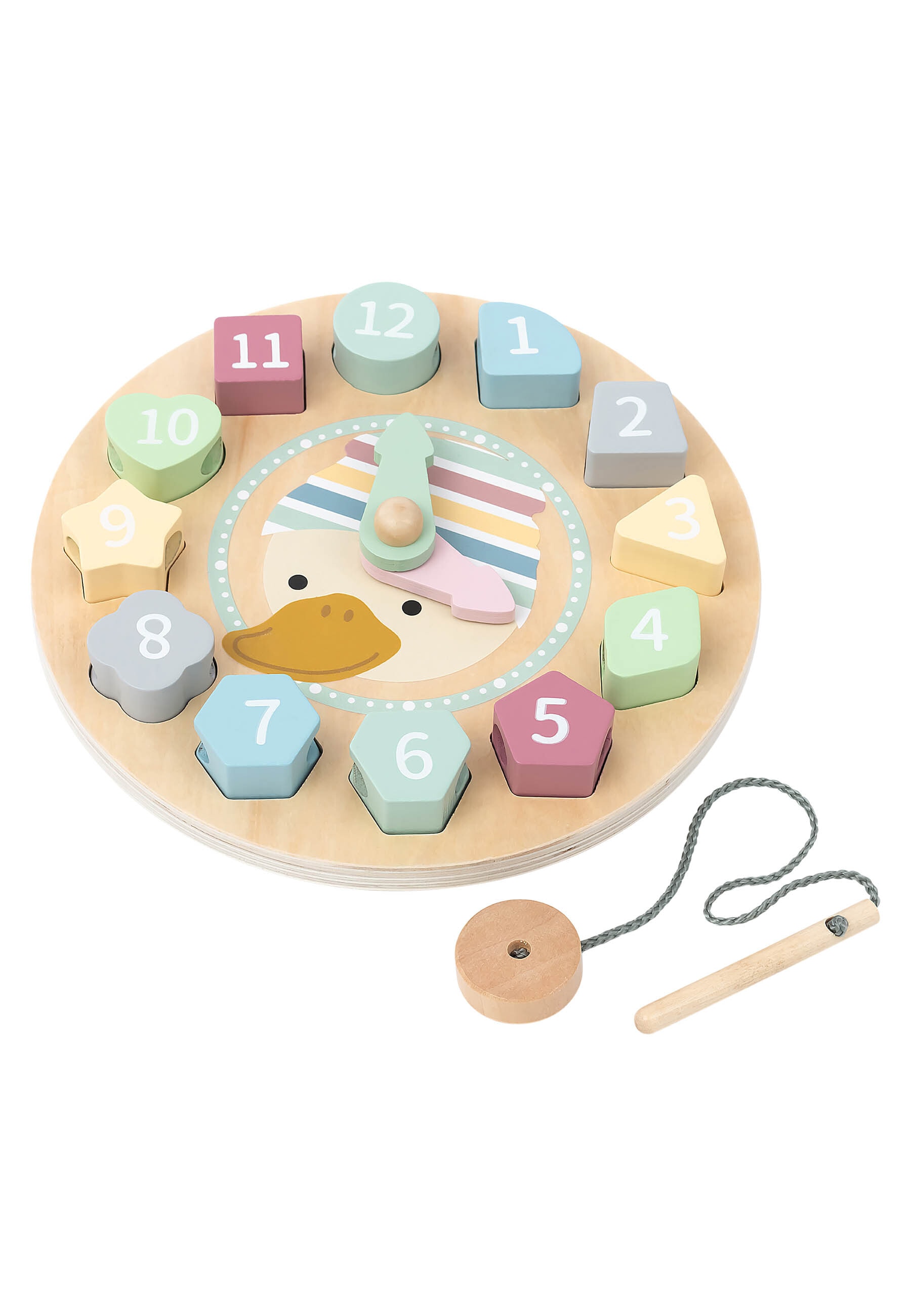 Sterntaler® Spielcenter »Lernuhr Holz ENTE Edda«