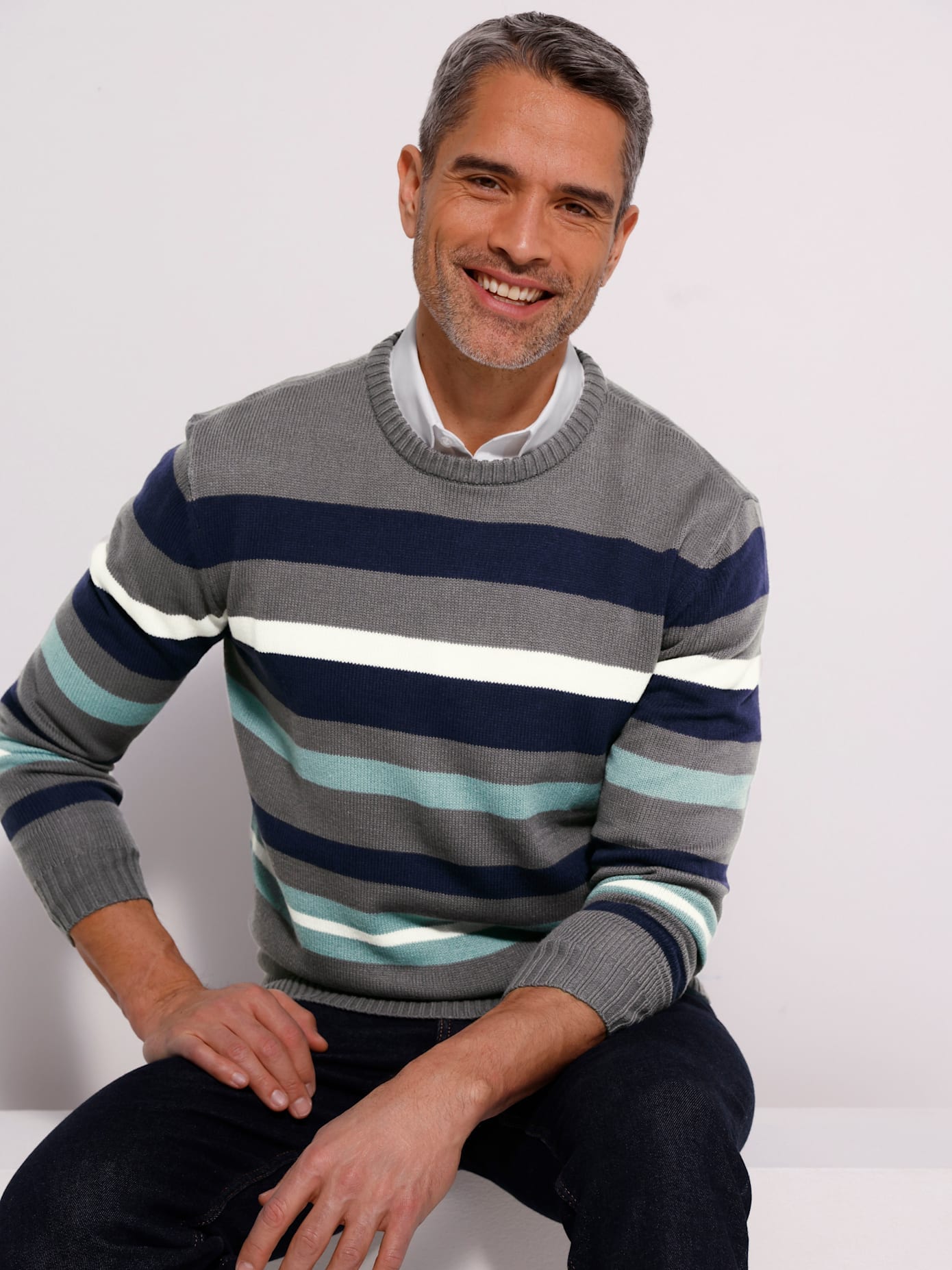 Classic Rundhalspullover »Pullover«