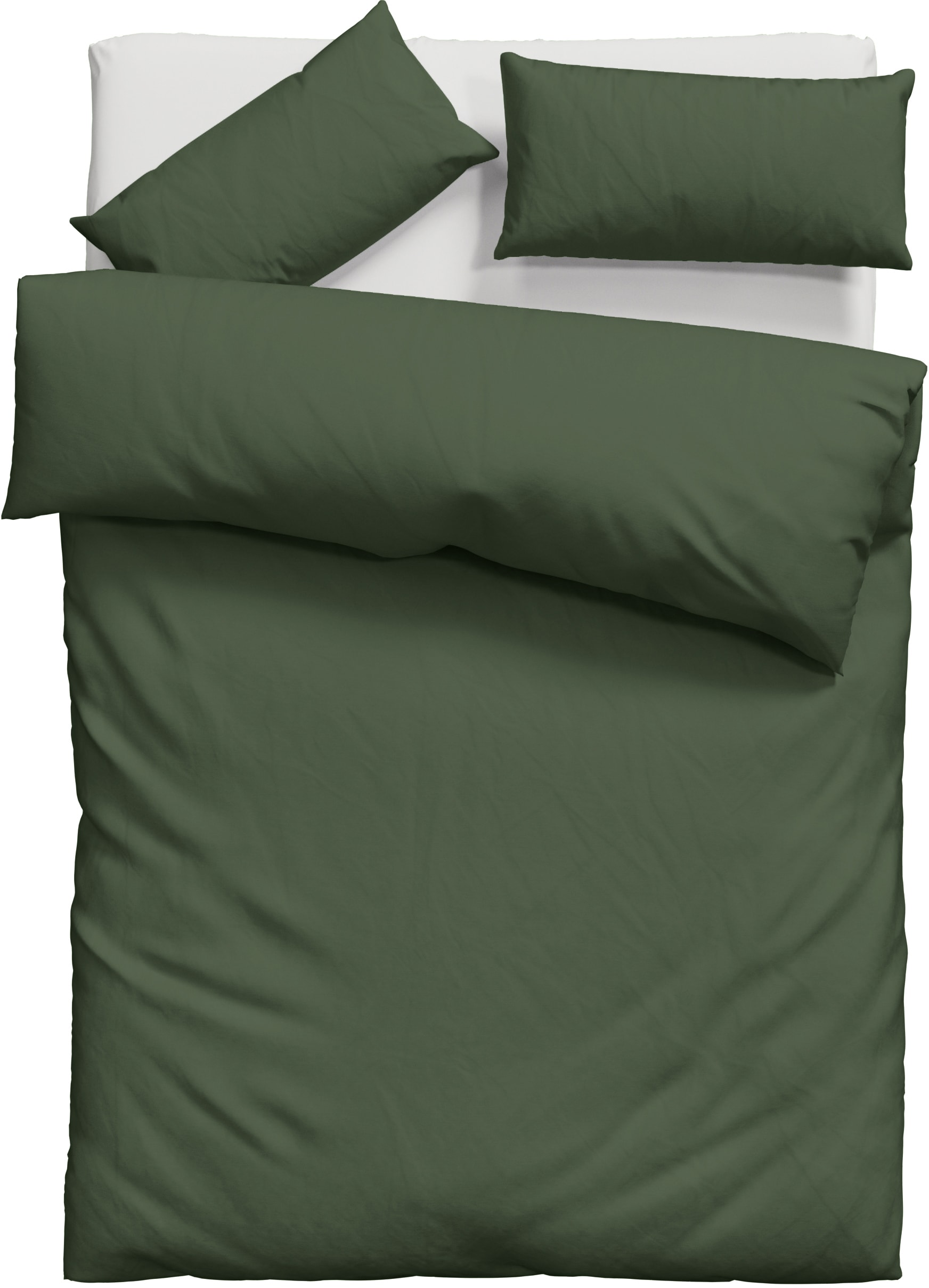 OTTO home Bettwäsche »Desner 100% Microfaser, extra weich, allergikerfreundlich« 2 Premium Qualität, uni, schnell trocknend, pflegeleicht, ab 135x200 cm