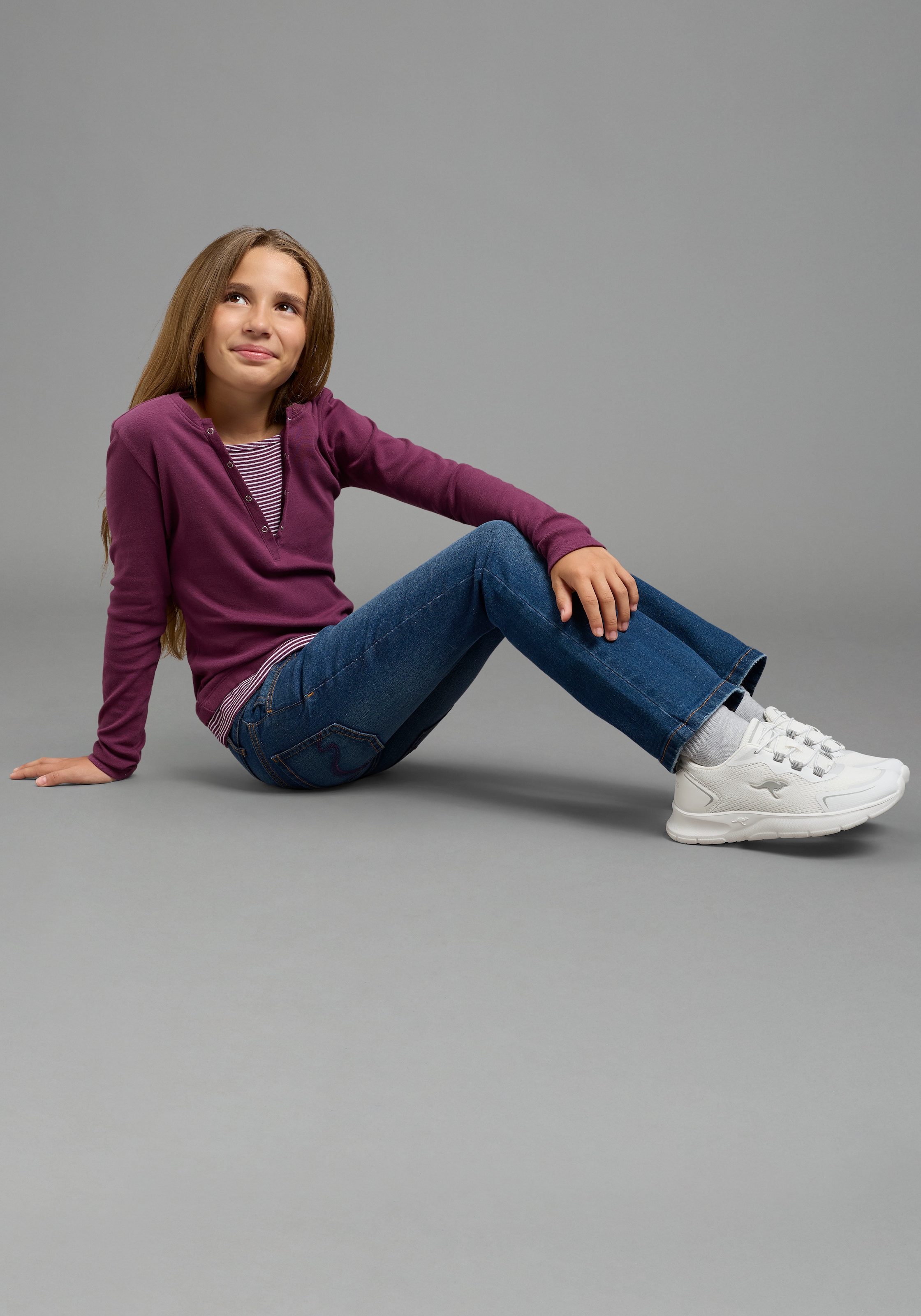 KangaROOS Bootcut-Jeans »Stretchjeans Boot Cut« Modische Jeans, authentische Waschung