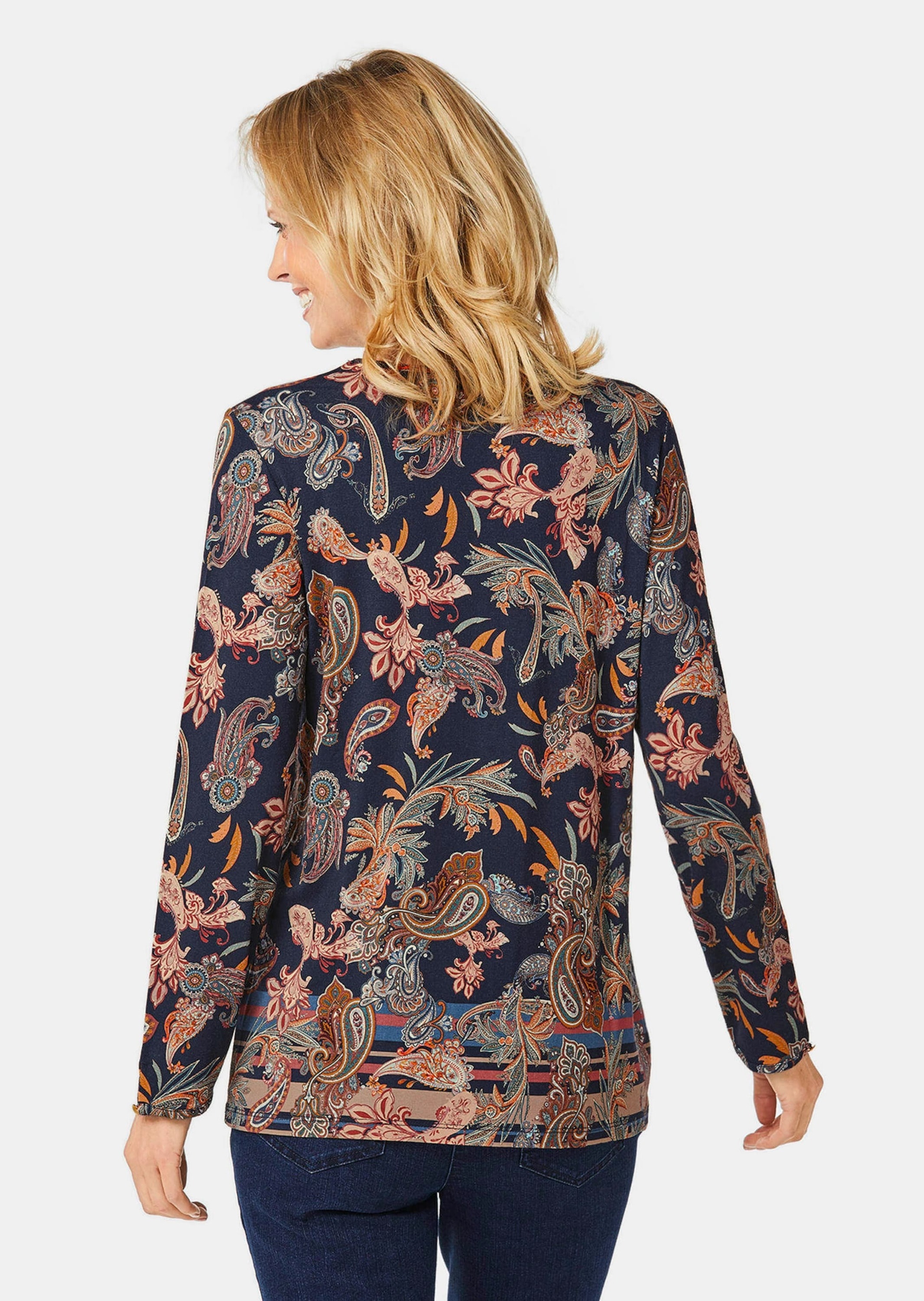 GOLDNER Print-Shirt »Druckshirt in kraftvollen Farben«
