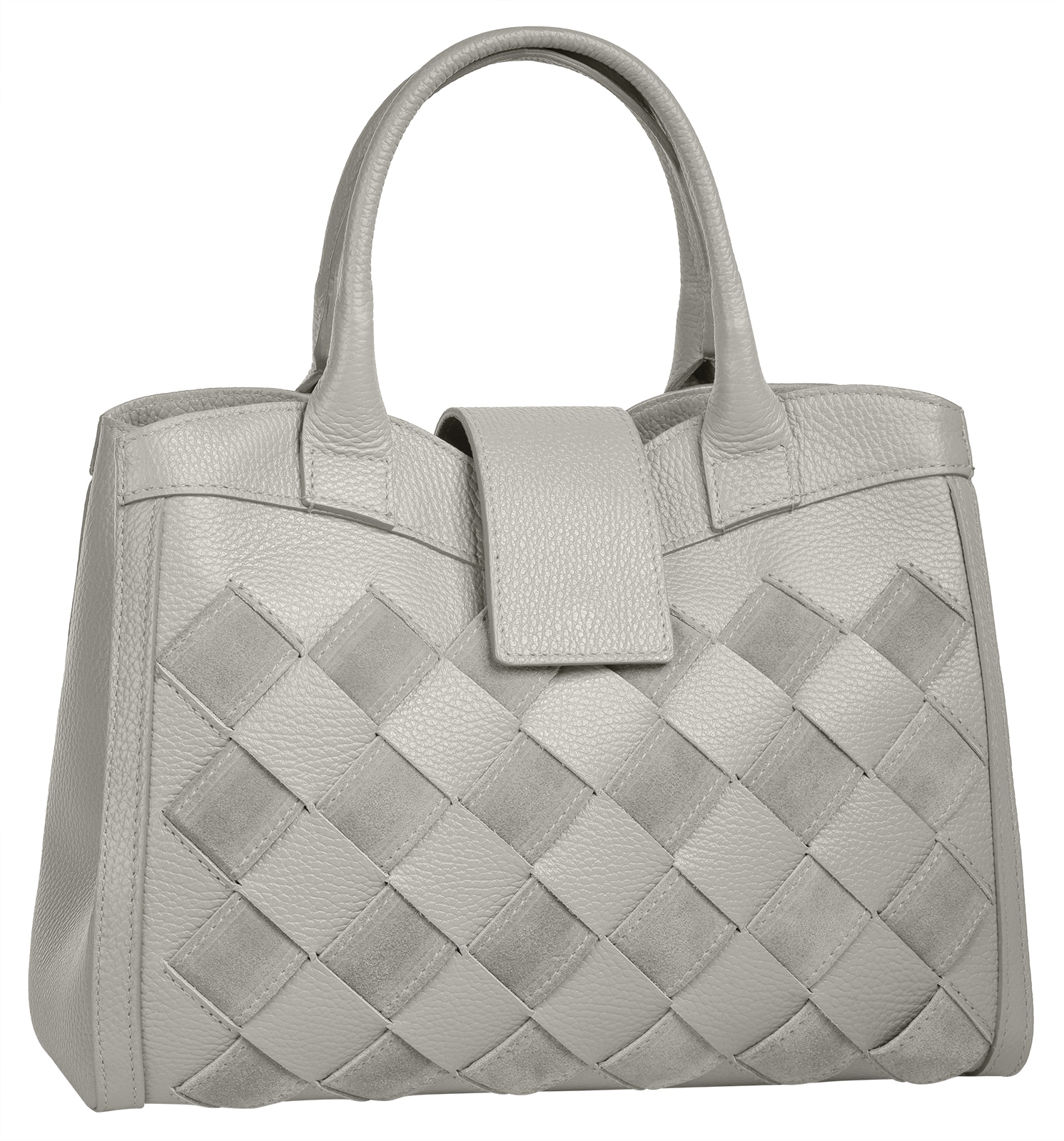 Samantha Look Henkeltasche, echt Leder, Made in Italy