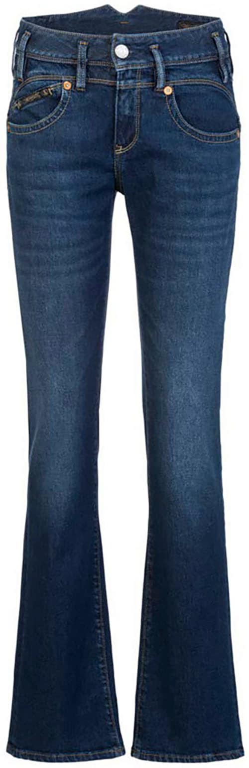 Herrlicher Bootcut-Jeans »Pearl Boot Recycled Denim«, mit markantem Bund