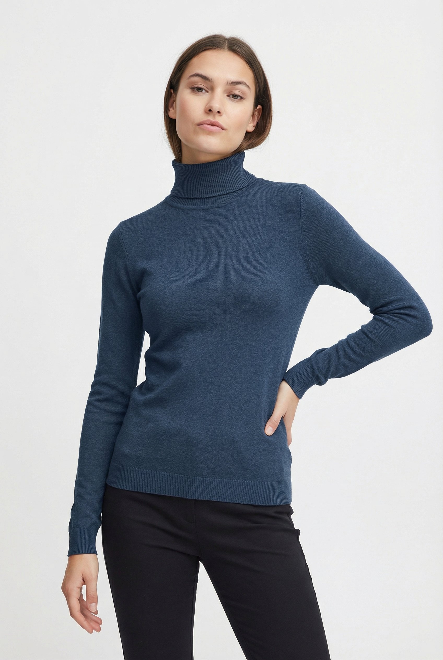 Vero Moda Rollkragenpullover »VMHAPPINESS LS ROLLNK PULLOVE GA BOO REP«