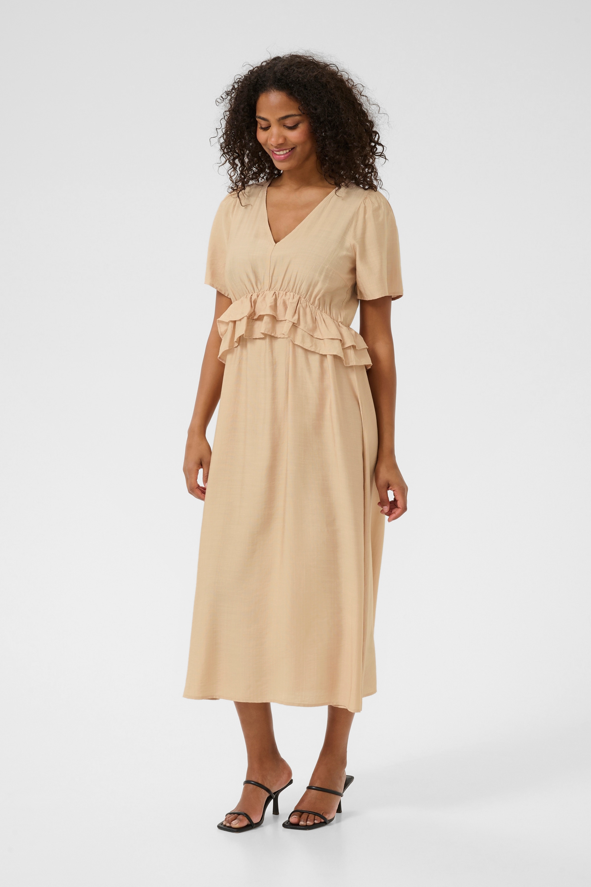 KAFFE Midikleid »Kleid KAjasmin«