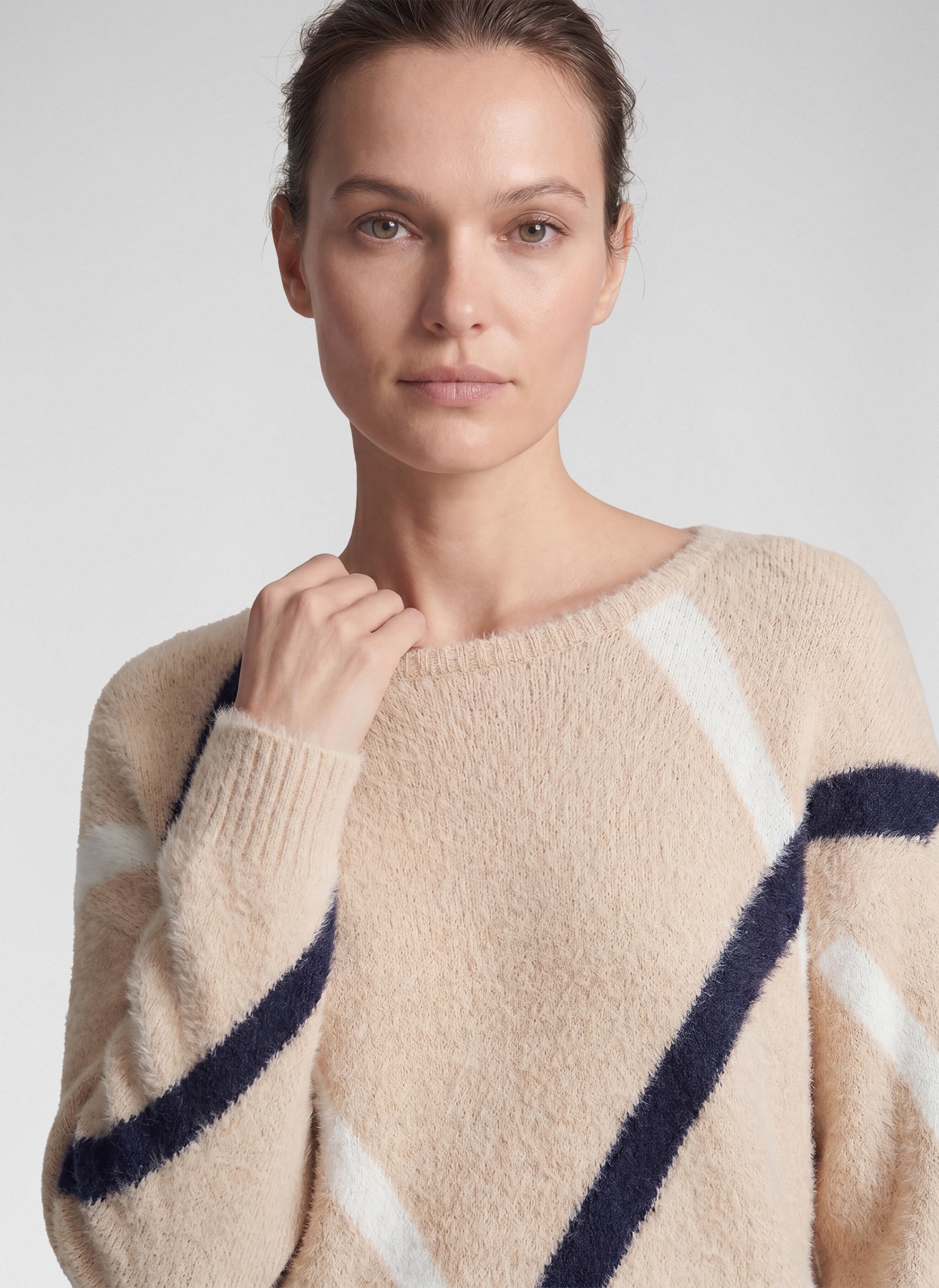 Rabe Strickpullover mit grafischem Muster