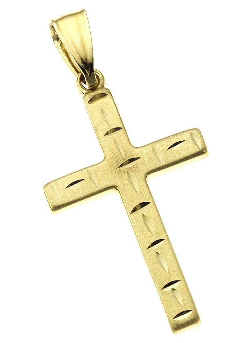 bei »Schmuck Kreuz«, für Hoodie, Geburtstag OTTOversand Anhänger Kleid, Sneaker! 333 Anlass Halsschmuck zu Kreuzanhänger Halskette Geschenk Shirt, Jeans, Gold Weihnachten Firetti