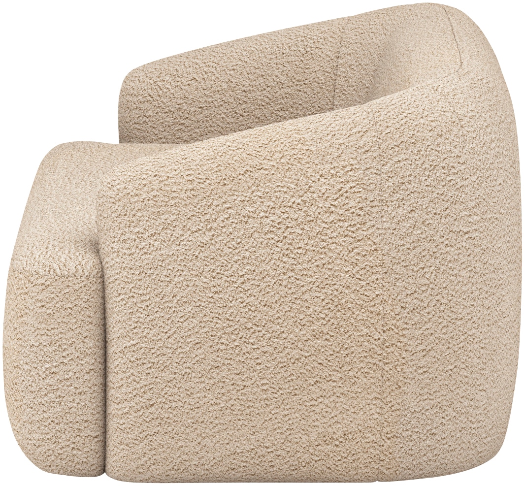 INOSIGN 2-Sitzer »Nergal, Einzelsofa, organisches Design, Brite 177cm«, Modernes Design, schlichte Optik, stilvoller Blickfang im Wohnzimmer