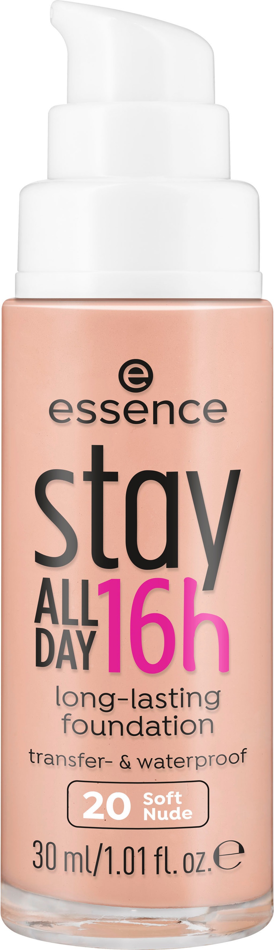 Essence Foundation »stay ALL DAY 16h long-lasting«, (Set, 3 tlg.), mit super softer Textur