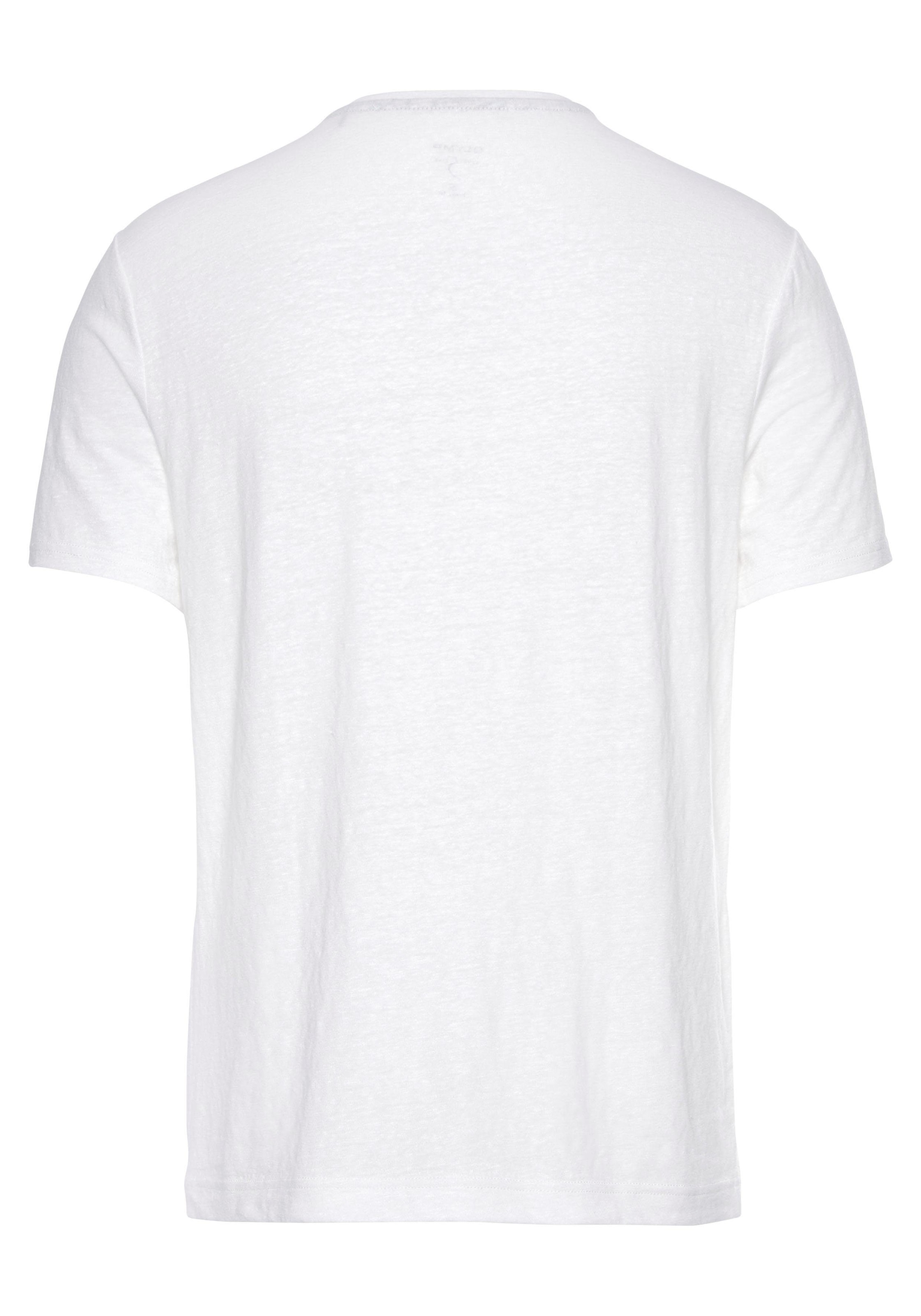 bei Five mit body T-Shirt »Level OLYMP Leinenanteil online bestellen fit«, hohem OTTO