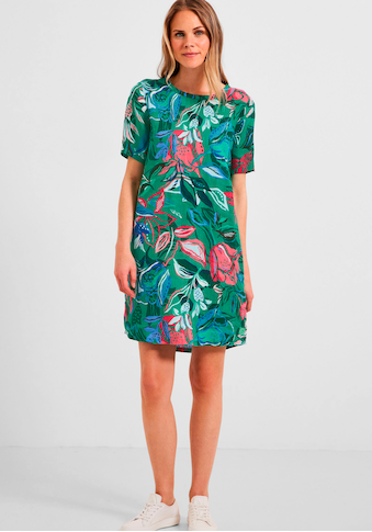 Cecil Druckkleid »LINEN_printed Dress«, in trendiger Print Optik kaufen