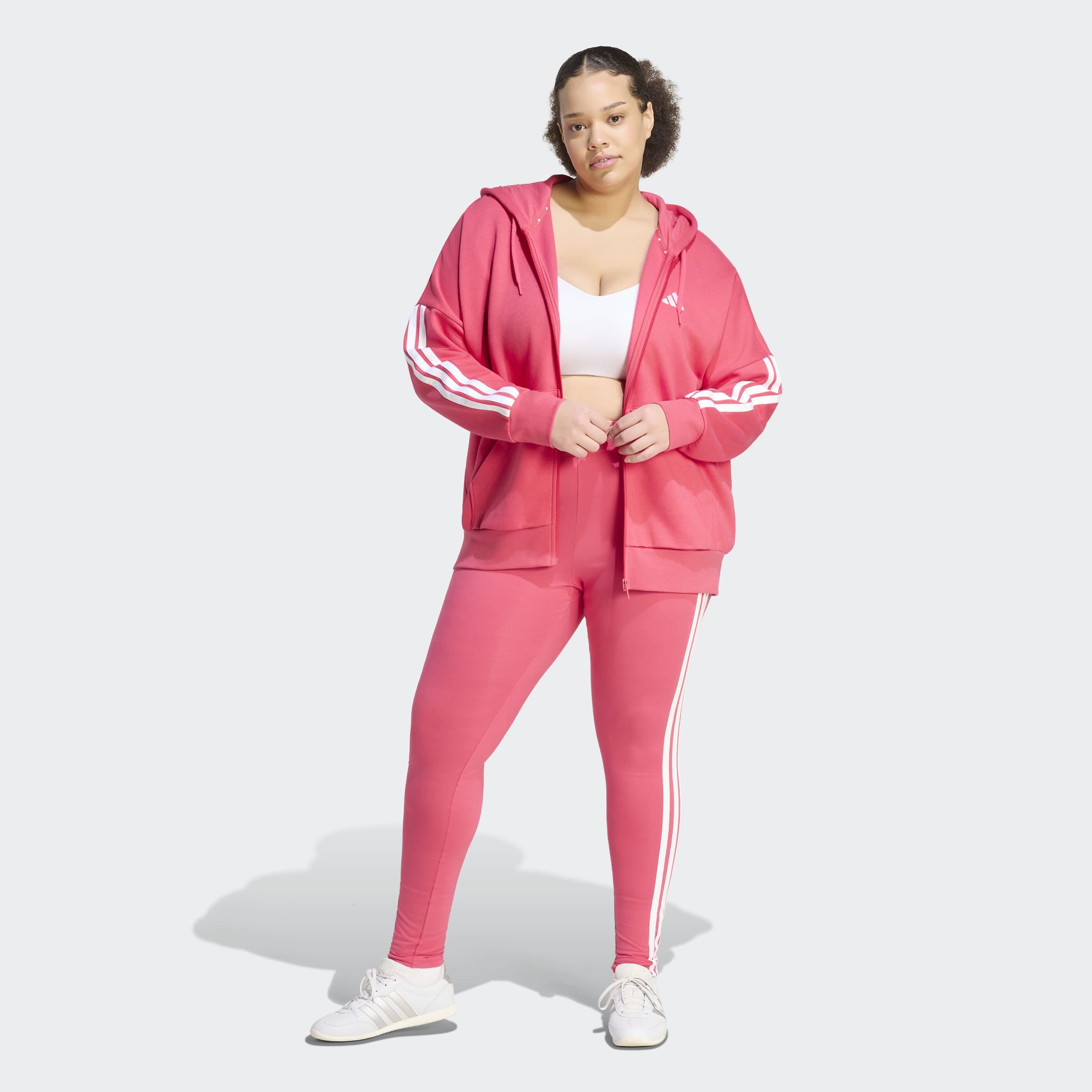 adidas Sportswear Kapuzensweatjacke »W 3S FL FZ INC«