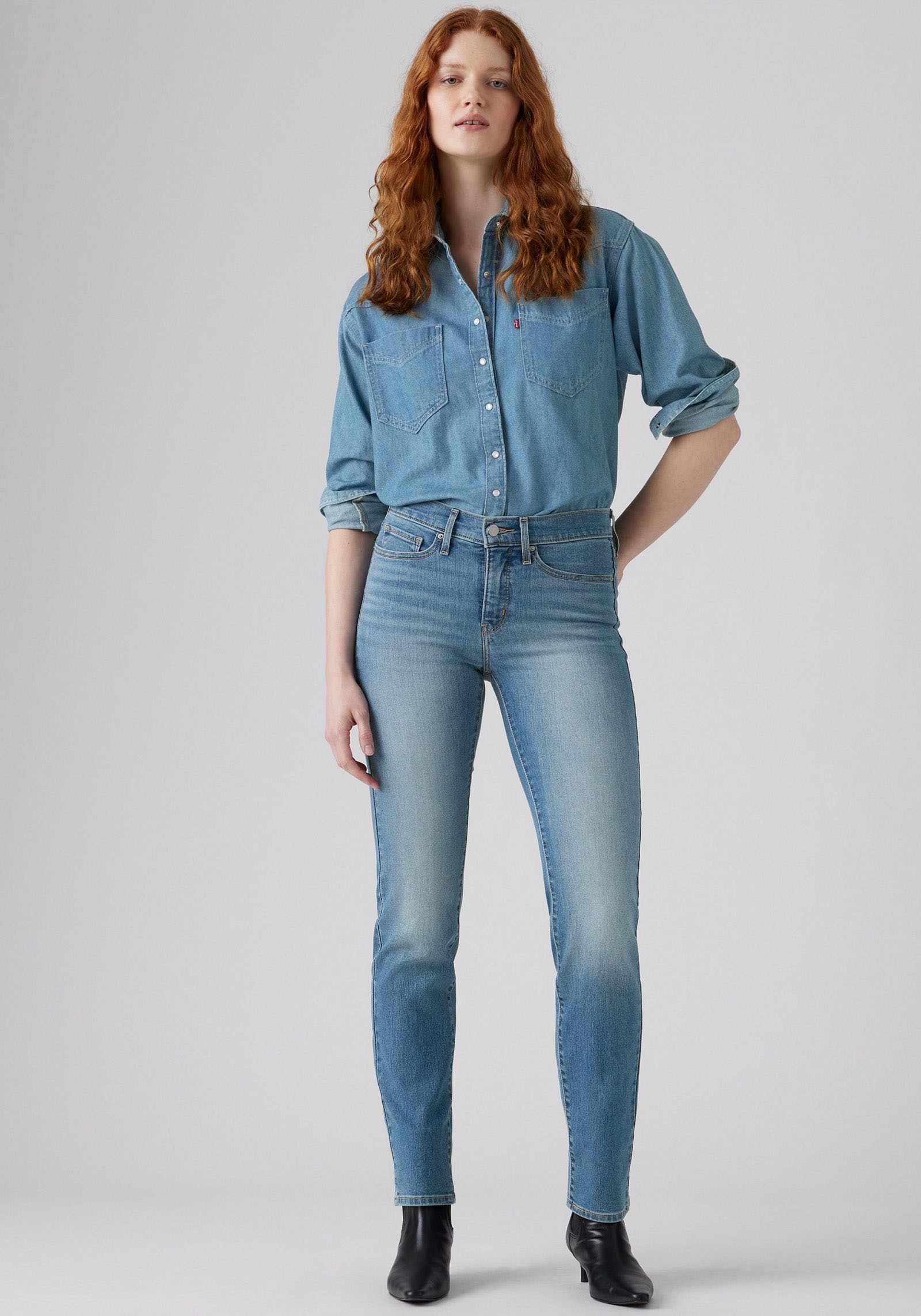 Levi's® Gerade Jeans »314 Shaping Straight«, mit Stretch