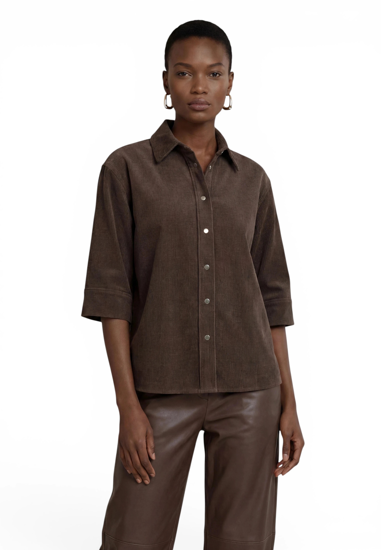 Zero Klassische Bluse »Casual-Bluse gerader Schnitt«