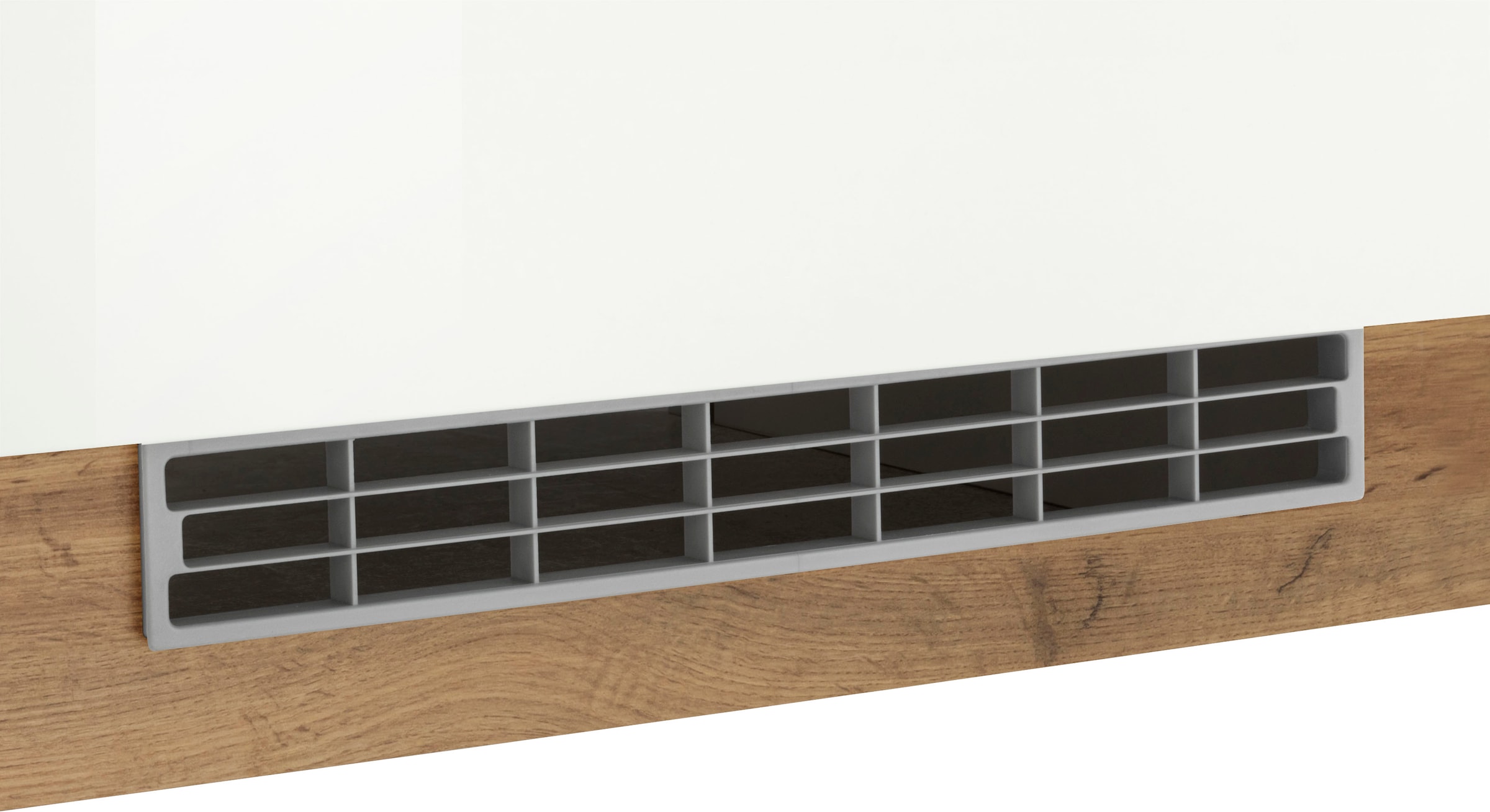 KOCHSTATION Küchenzeile »KS-Brindisi Breite 270 cm« wahlweise mit E-Geräten und Induktion, mit MDF-Fronten und Regal