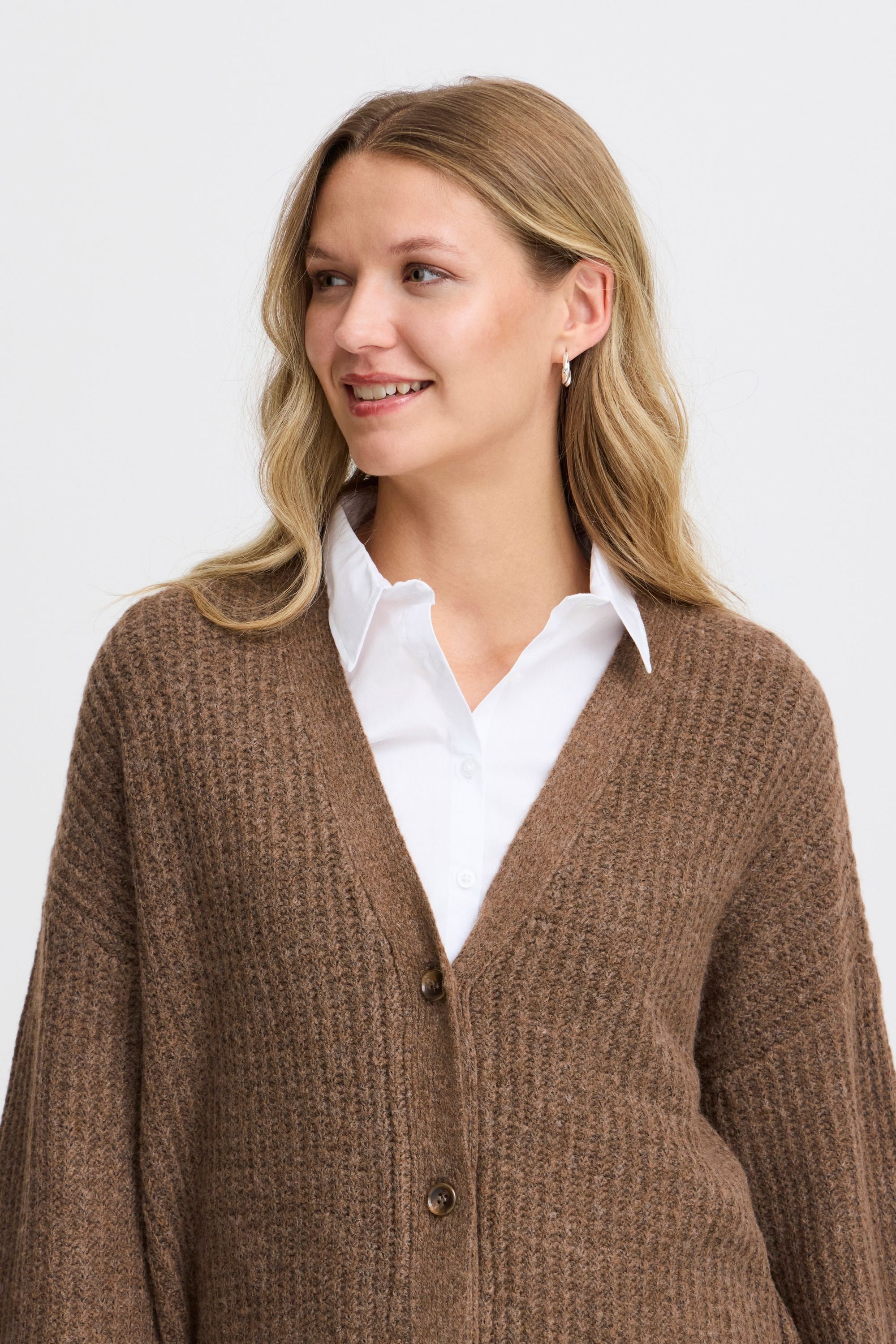 fransa Strickjacke »Strickjacke FRBEVERLY CAR 3«
