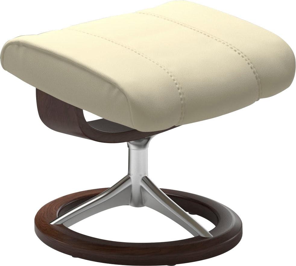 Stressless Fußhocker »Consul« mit Signature Base in beige, Größe B/H/T: 54 cm x 41 cm x 39 cm