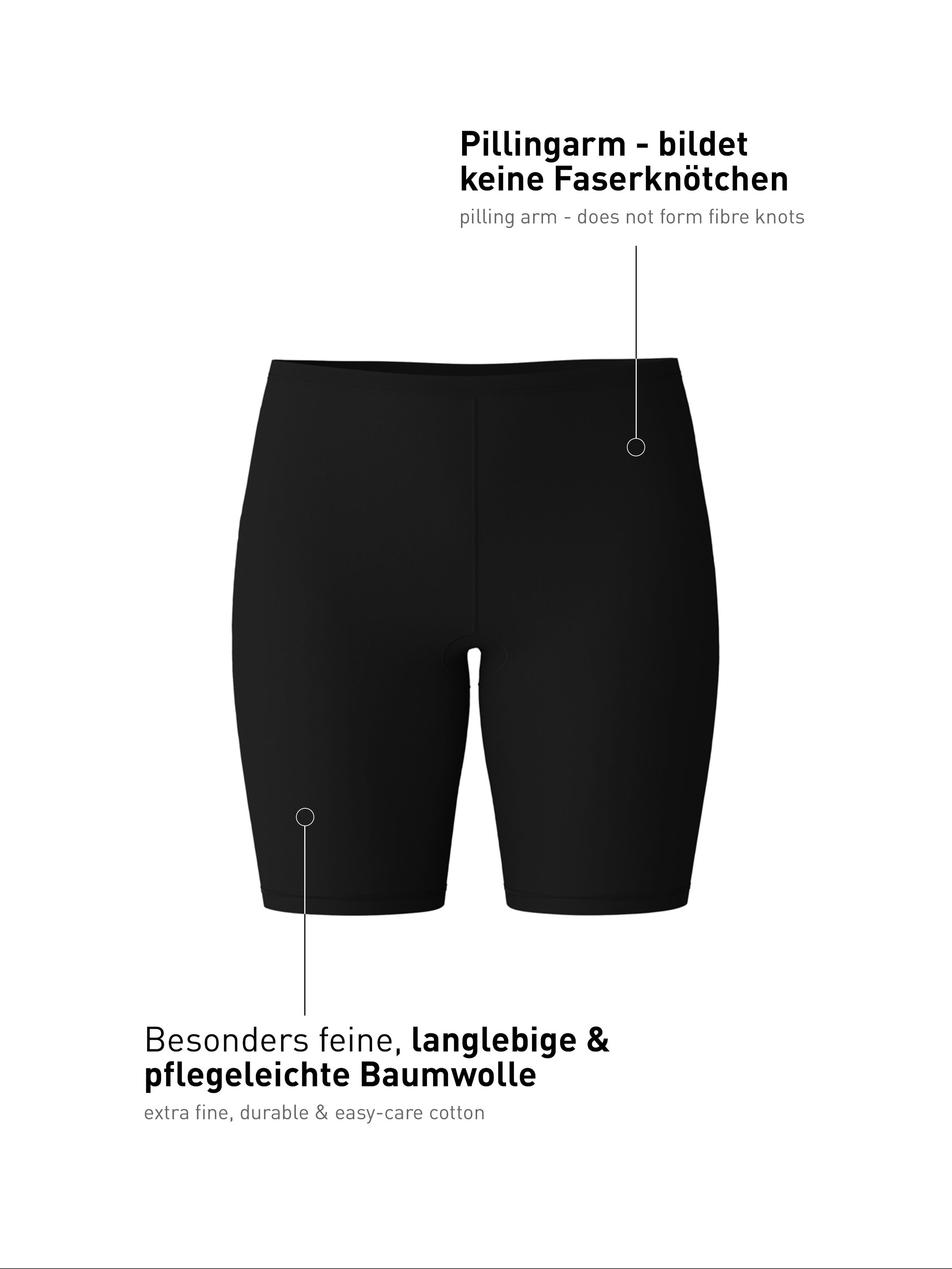 CALIDA Lange Unterhose »Natural Comfort«, Single Jersey Qualität, elastisch, langes Bein, weich, Baumwoll-Mix