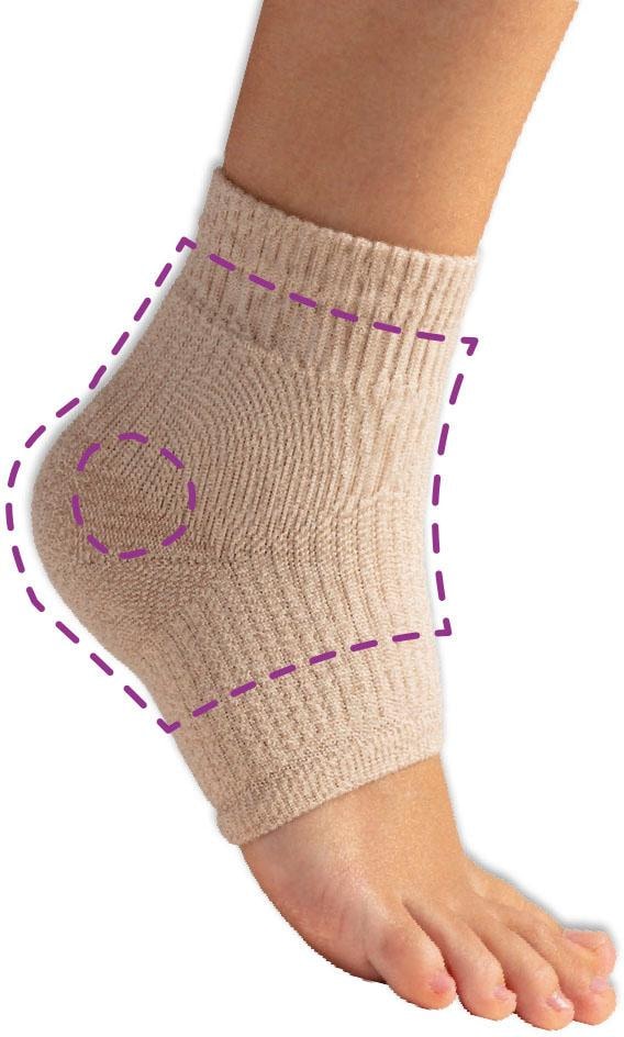 Fußgut Strümpfe »Knöchelstrumpf stabilisiert und stützt den Fußgelenkbereich«, (2 Paar), polstert den Knöchel, kann ein Umknicken verhindern, stabilisiert