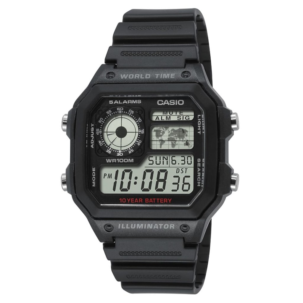 Casio Collection Chronograph »AE-1200WH-1AVEF«
