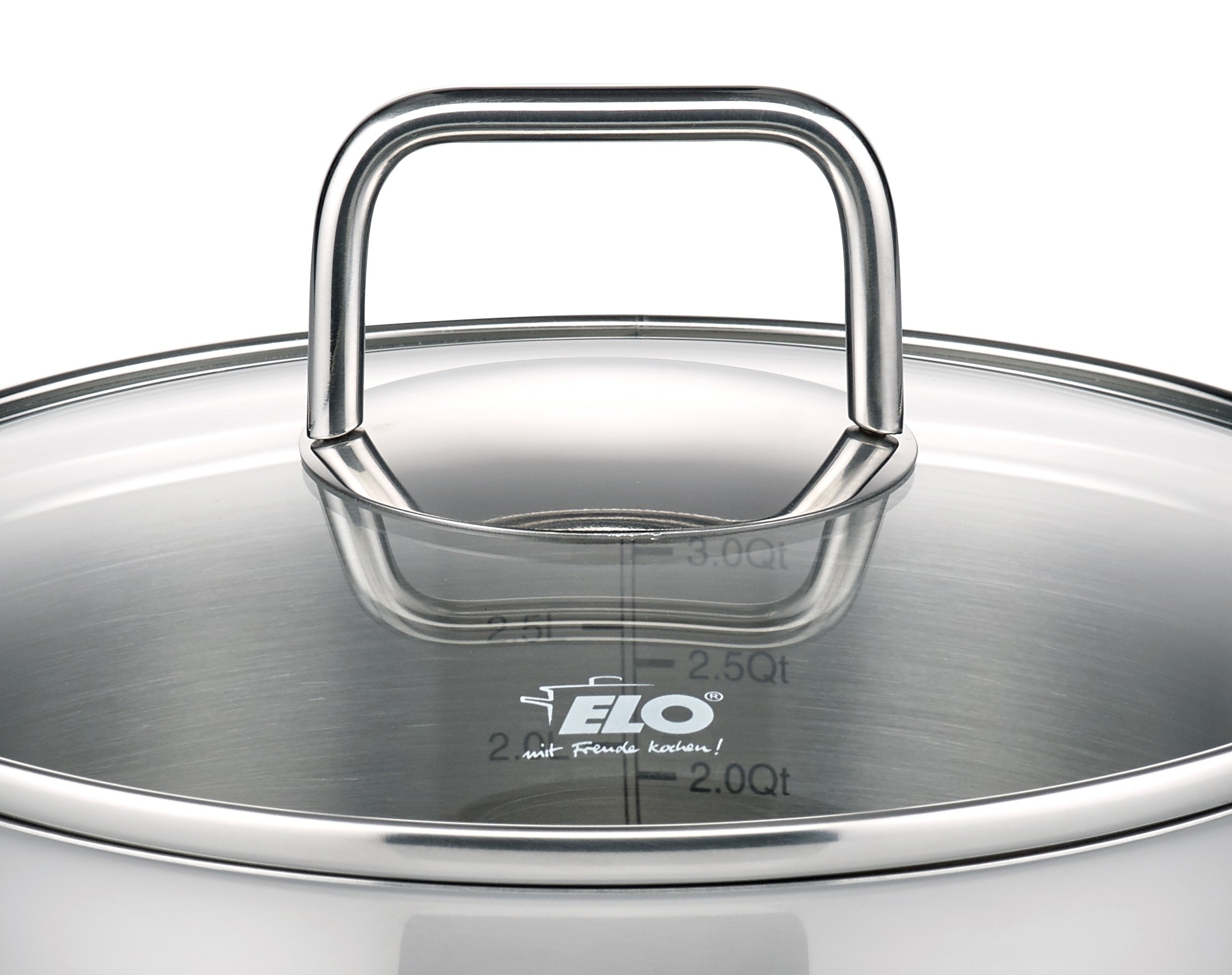 Elo Topf-Set »Citrin« Set, je 1 Fleischtopf Ø 16/20/24 cm, 1x Stielkasserolle Ø 16 cm, 7 Stk. tlg. Edelstahl