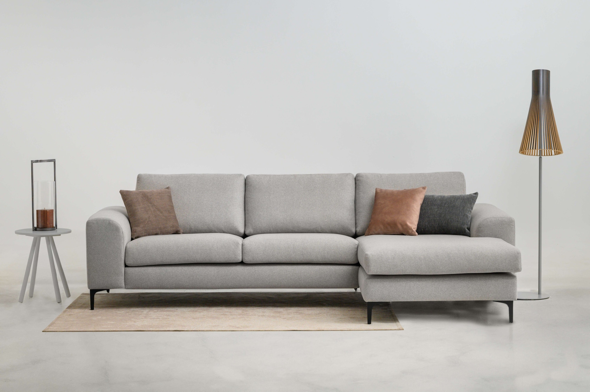 Ecksofa »Henry«, mit Metallbeinen, in modernem Design