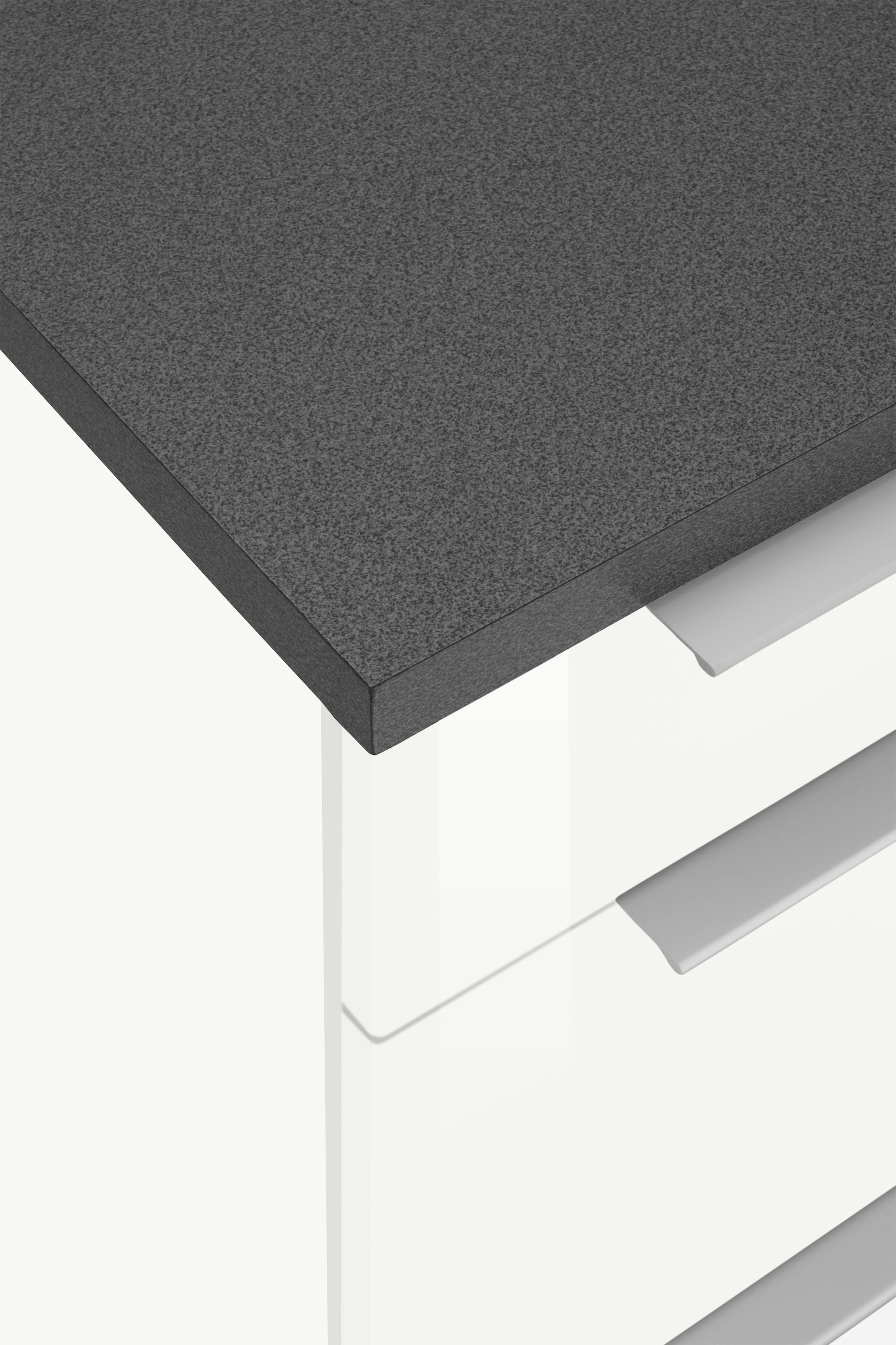 KOCHSTATION Küchenzeile »KS-Brindisi« Breite 270 cm, wahlweise mit E-Geräten, mit MDF-Fronten und Regal