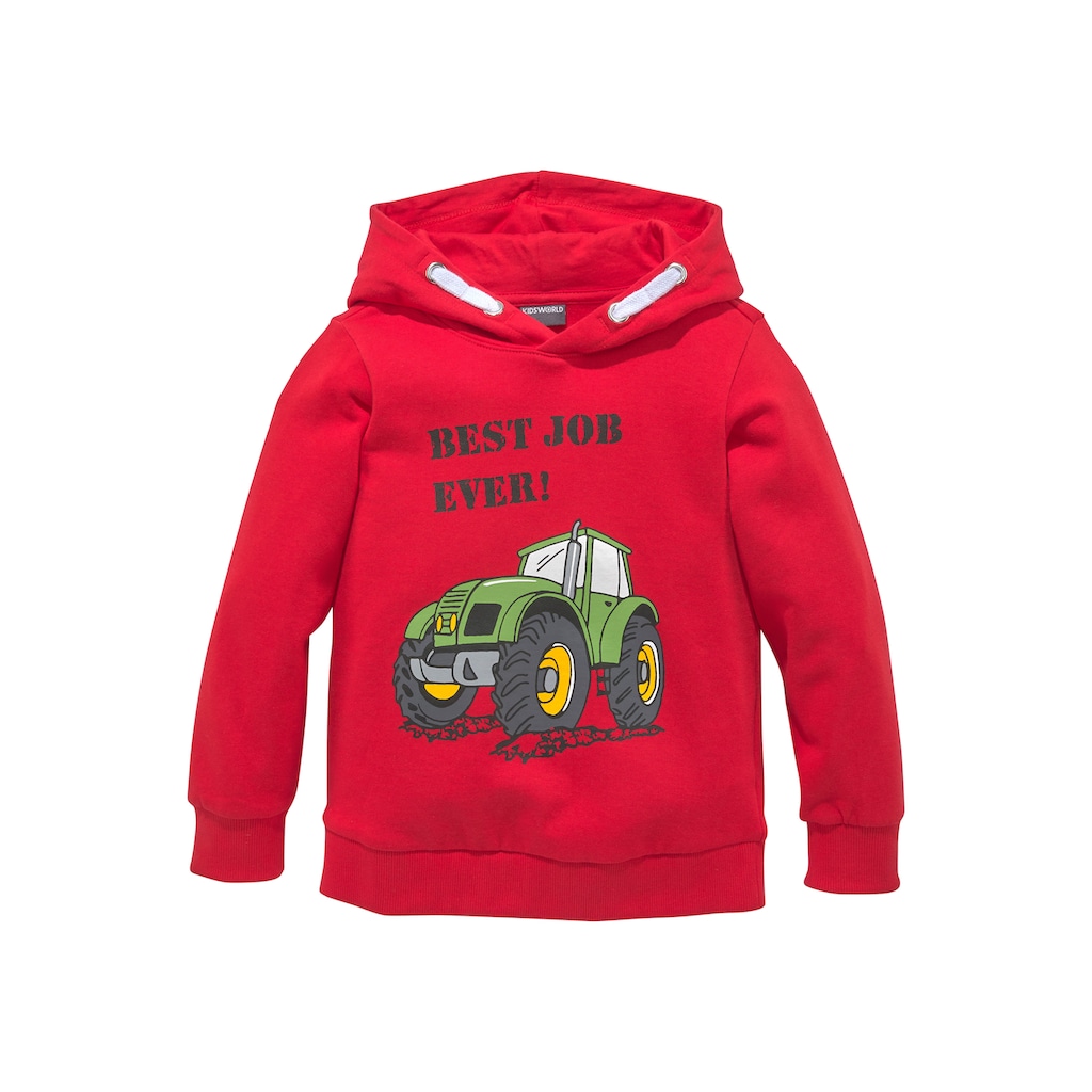 KIDSWORLD Kapuzensweatshirt »BEST JOB EVER!«