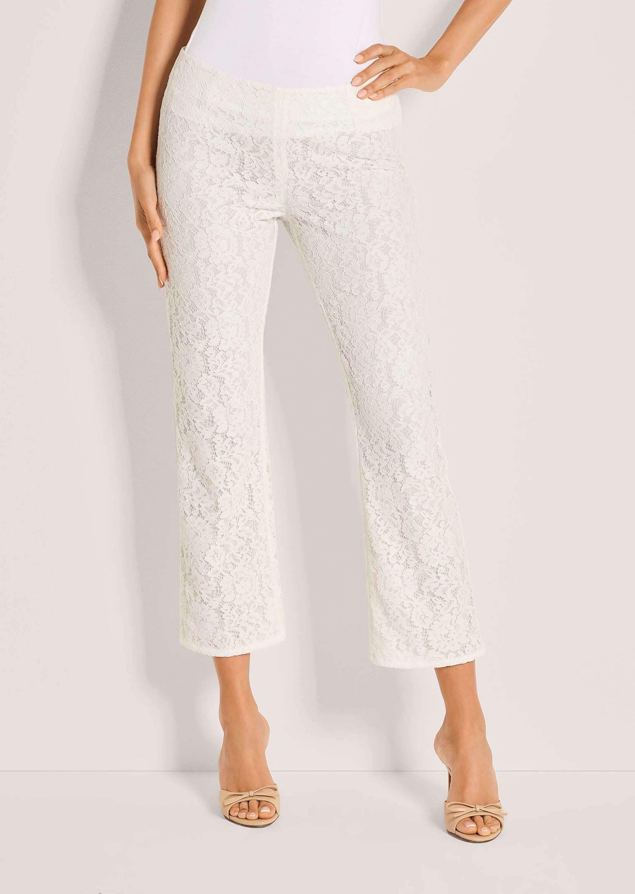 MADELEINE Stoffhose »Spitzenhose Edle Hose in 7/8-Länge, Bootcut-Form«  Wertvolle Spitze