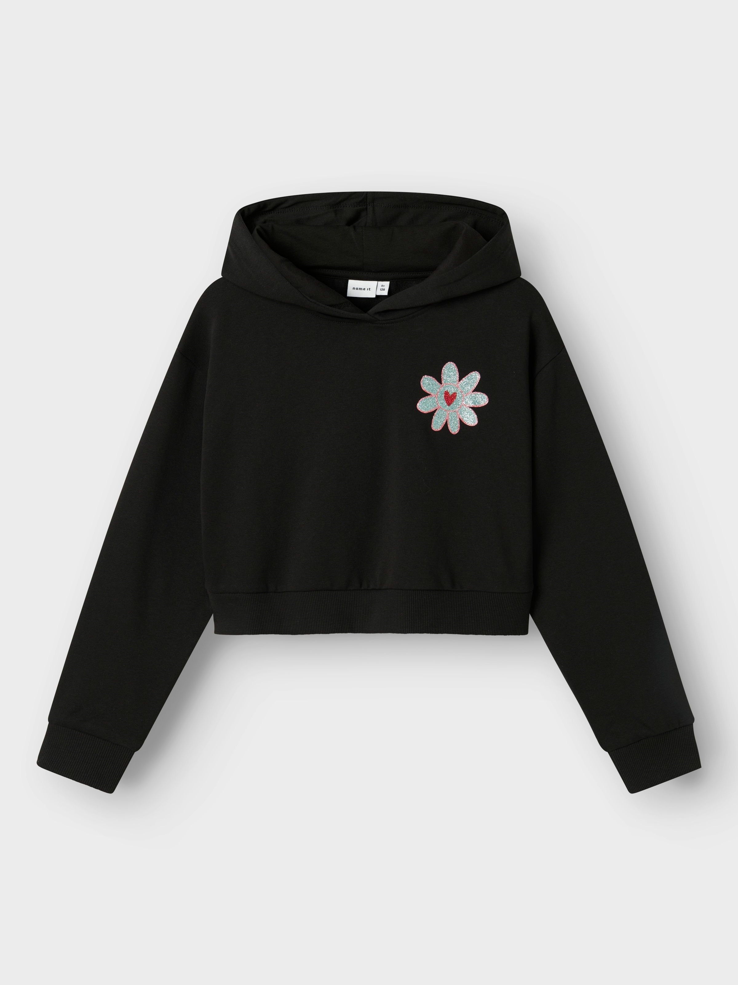 Name It Kapuzensweatshirt »NKFKORY LS CROP BOXY SWE WH BRU PS NOOS«