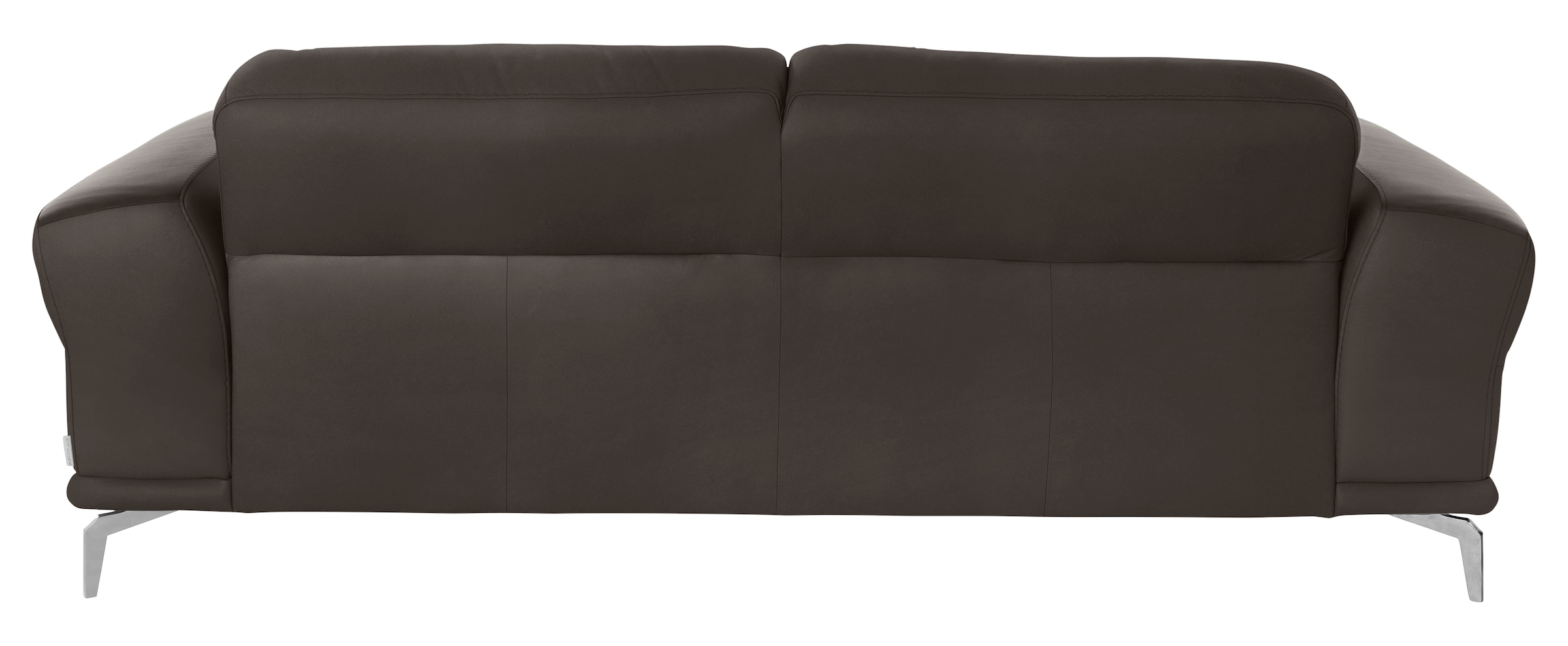 W.SCHILLIG 2,5-Sitzer »montanaa Designsofa mit erstklassigem Sitzkomfort, Ferderkern« mit Metallfüßen in Chrom glänzend, Breite 212 cm