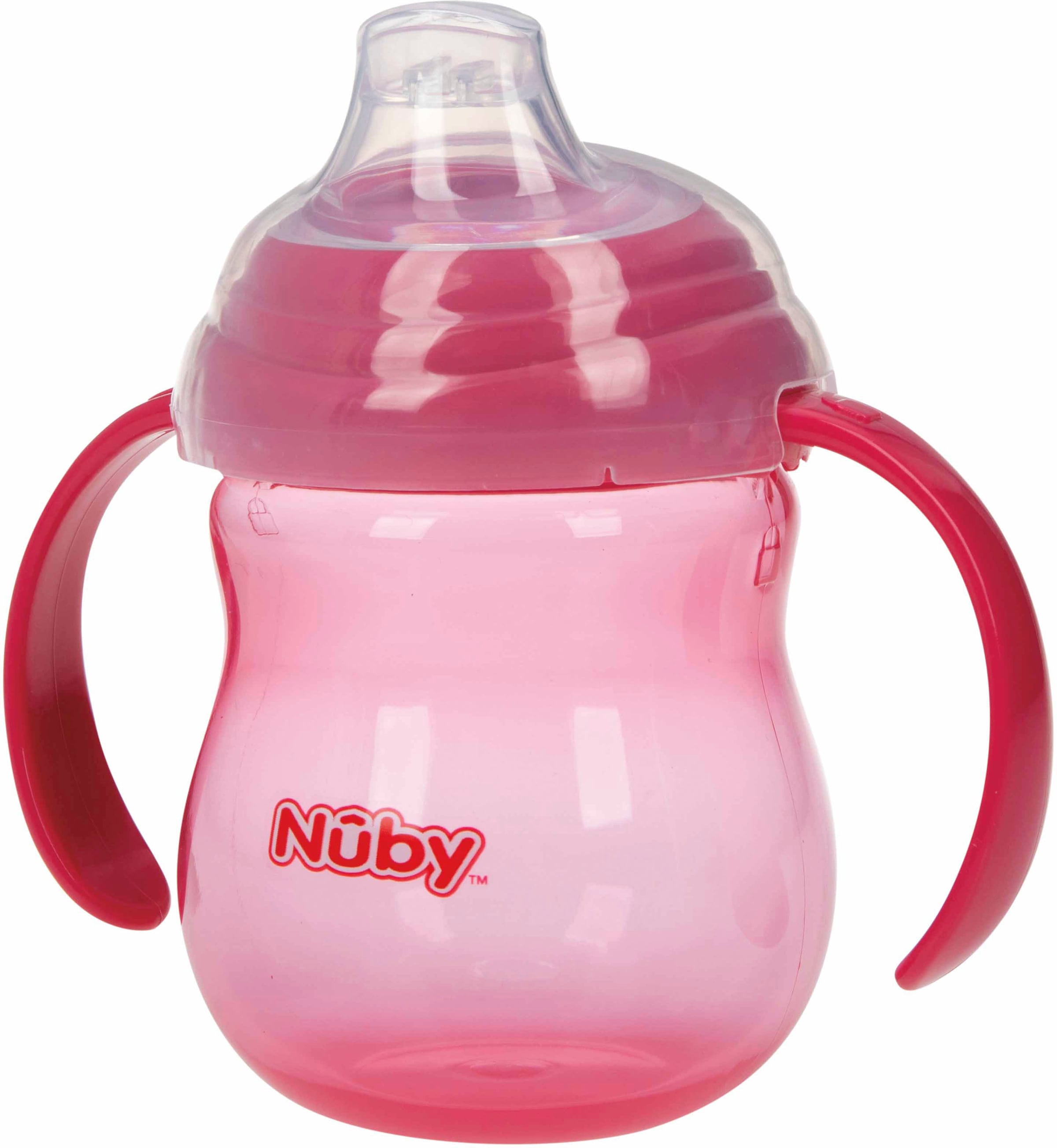 Nuby Trinklernbecher »270ml, pink«, mit Schutzkappe