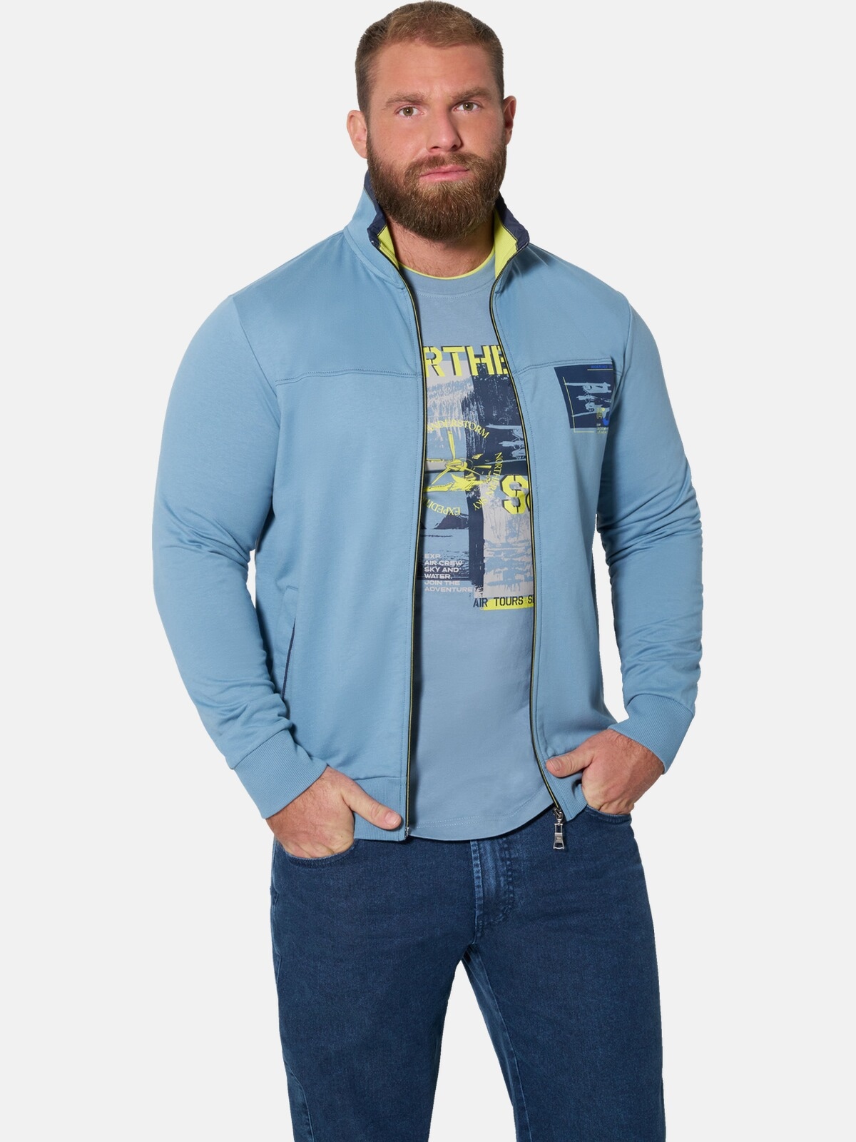 Jan Vanderstorm Sweatjacke »Sweatjacke RONIG«