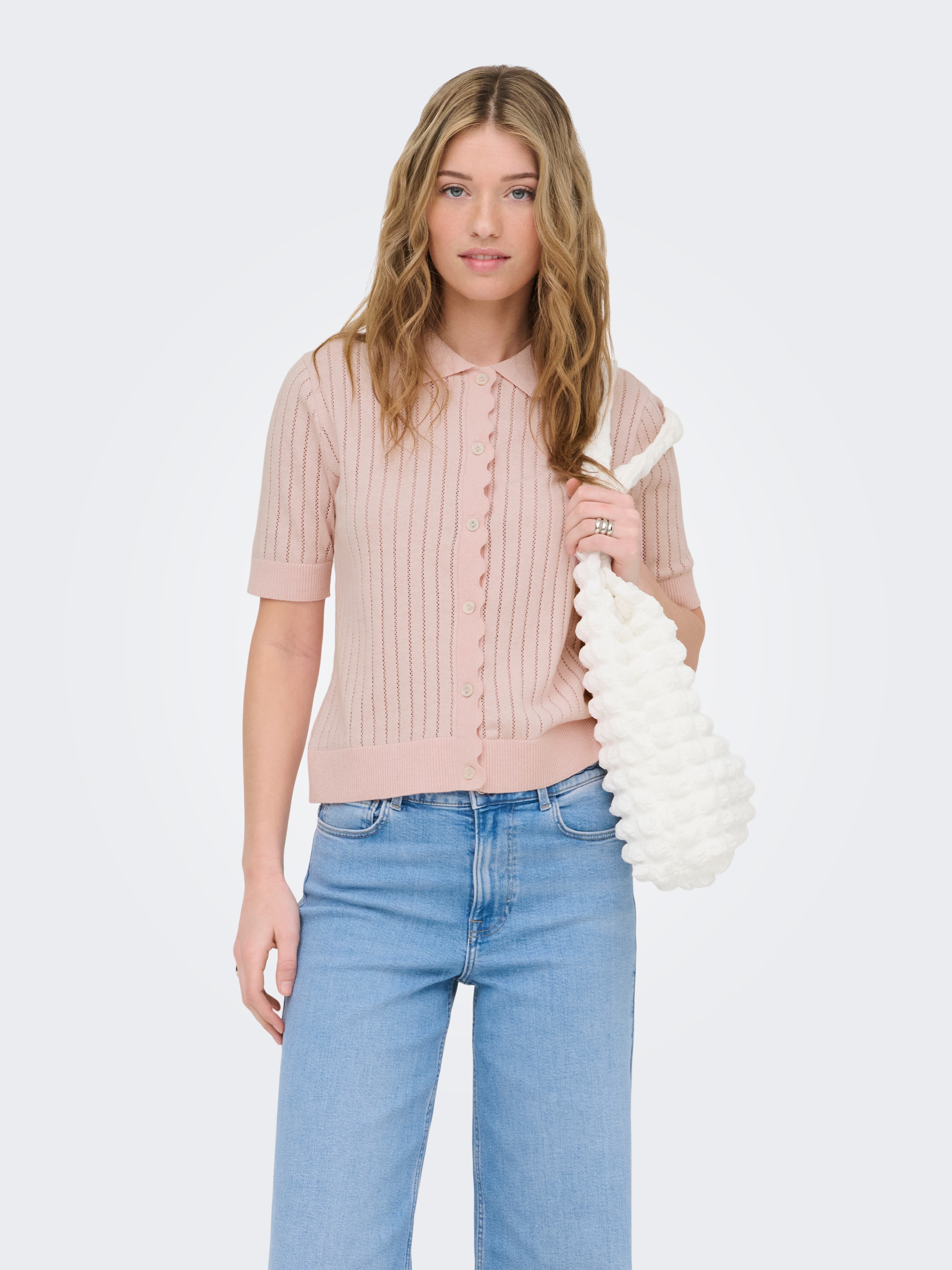 ONLY Strickjacke »ONLELMA POLO S/S CARDIGAN KNT NOOS«