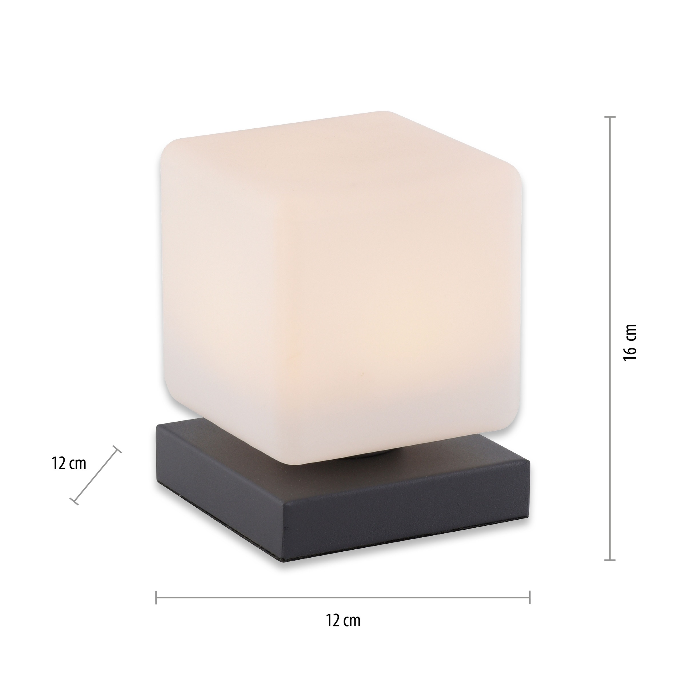 Paul Neuhaus Tischleuchte »DADOA«, 1 flammig, Leuchtmittel LED-Board | LED fest integriert, LED, dimmbar über Touchdimmer