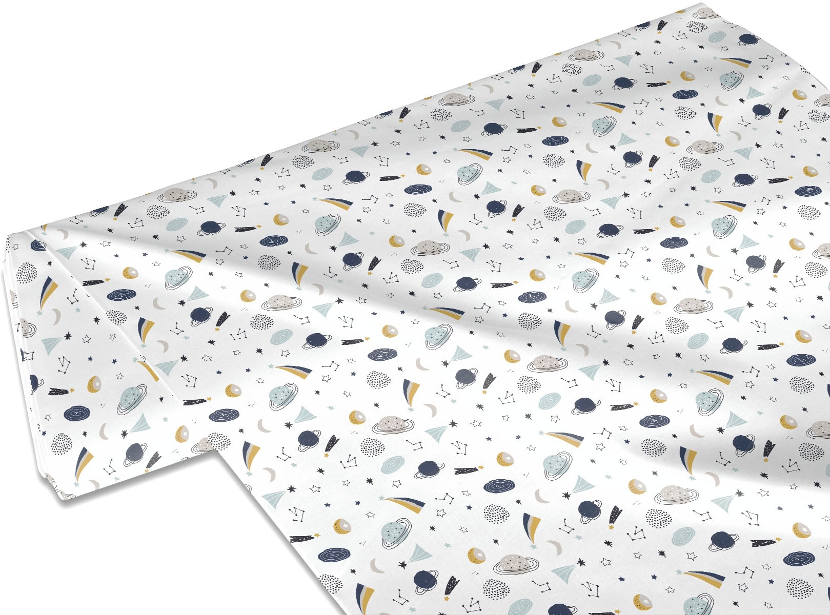 my home Stoff »Galaxie«, (1 St., Weltraum), Meterware, Breite 140cm