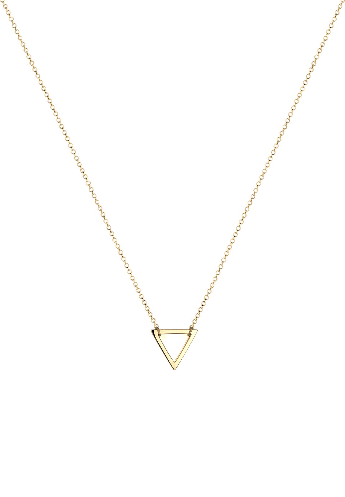 Elli Kette mit Anhänger »Halskette Dreieck Geo Anhänger 925 Silber«