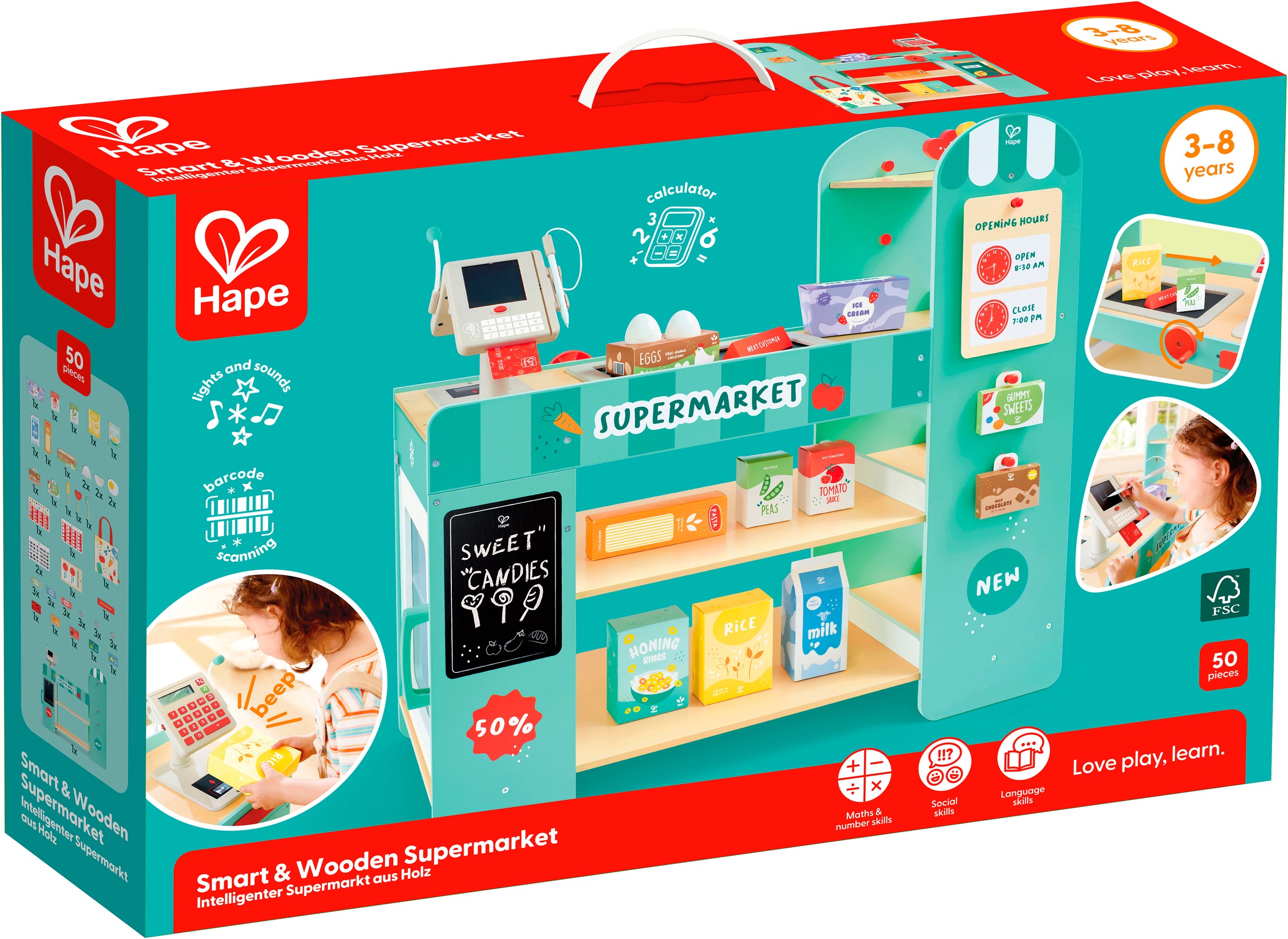 Hape Kaufladen »Intelligenter Supermarkt«
