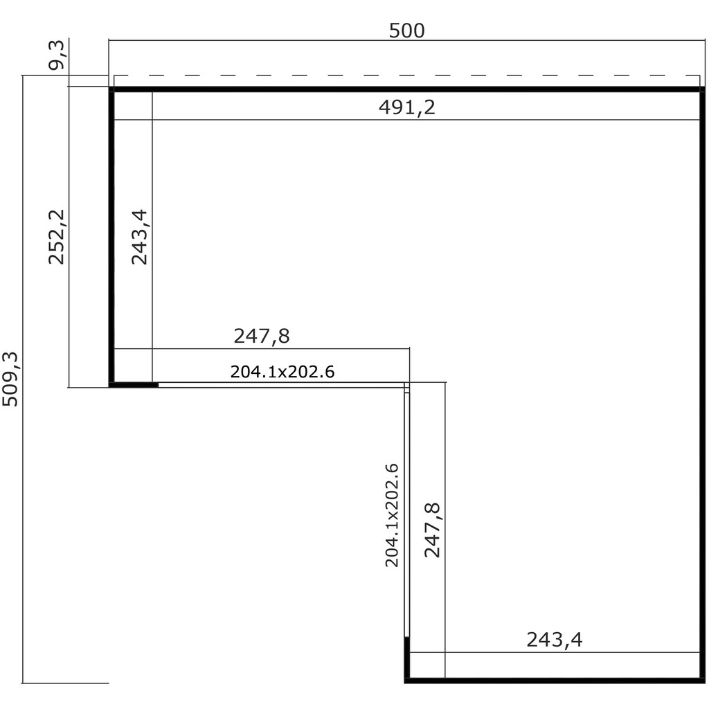 LASITA MAJA Gartenhaus »DOMEO 6 GLETSCHERGRÜN/ANTHRAZIT«, (Set)