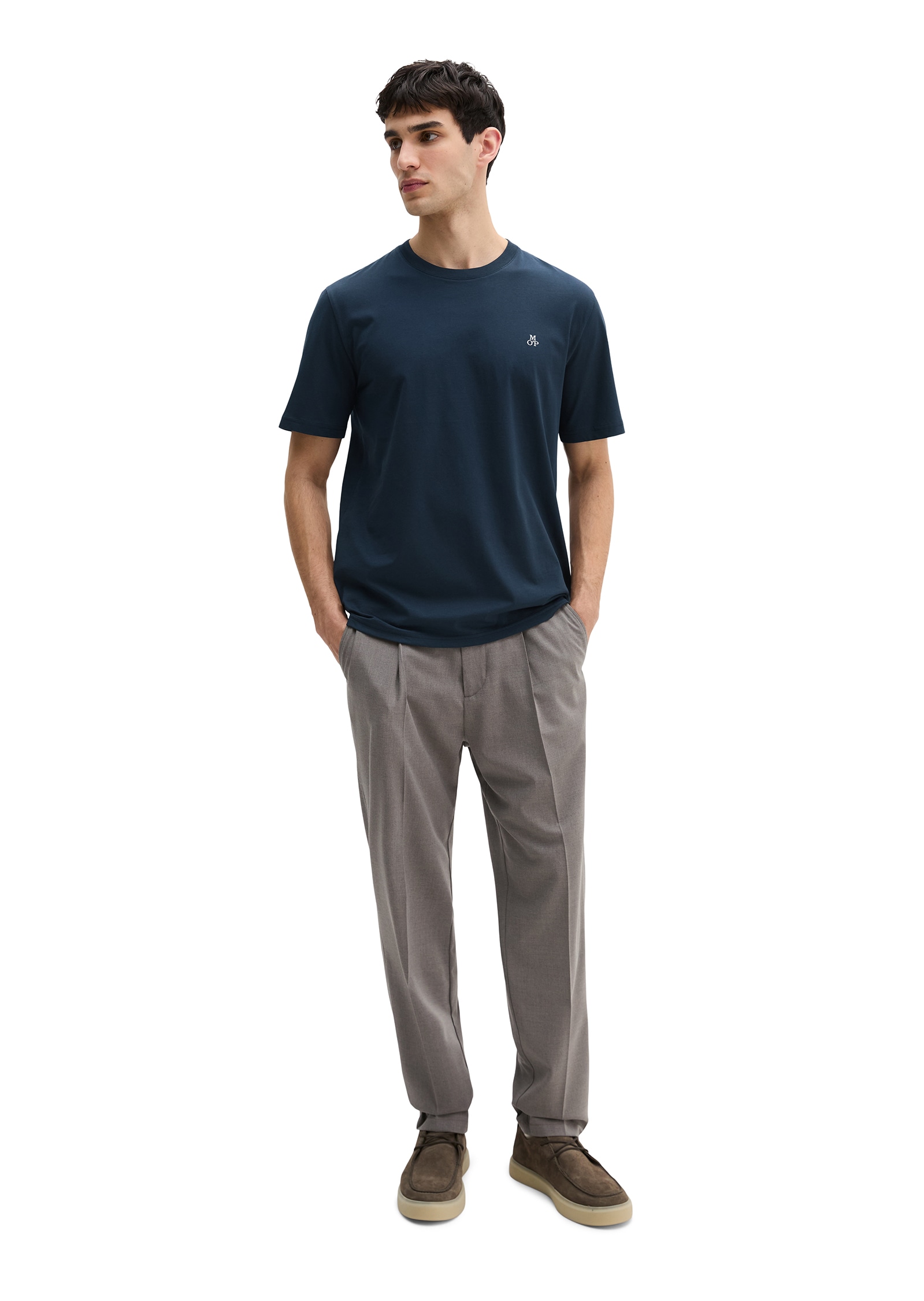 Marc O'Polo T-Shirt Packung, 3 Dreierpack, regular fit aus reiner Bio-Baumwolle