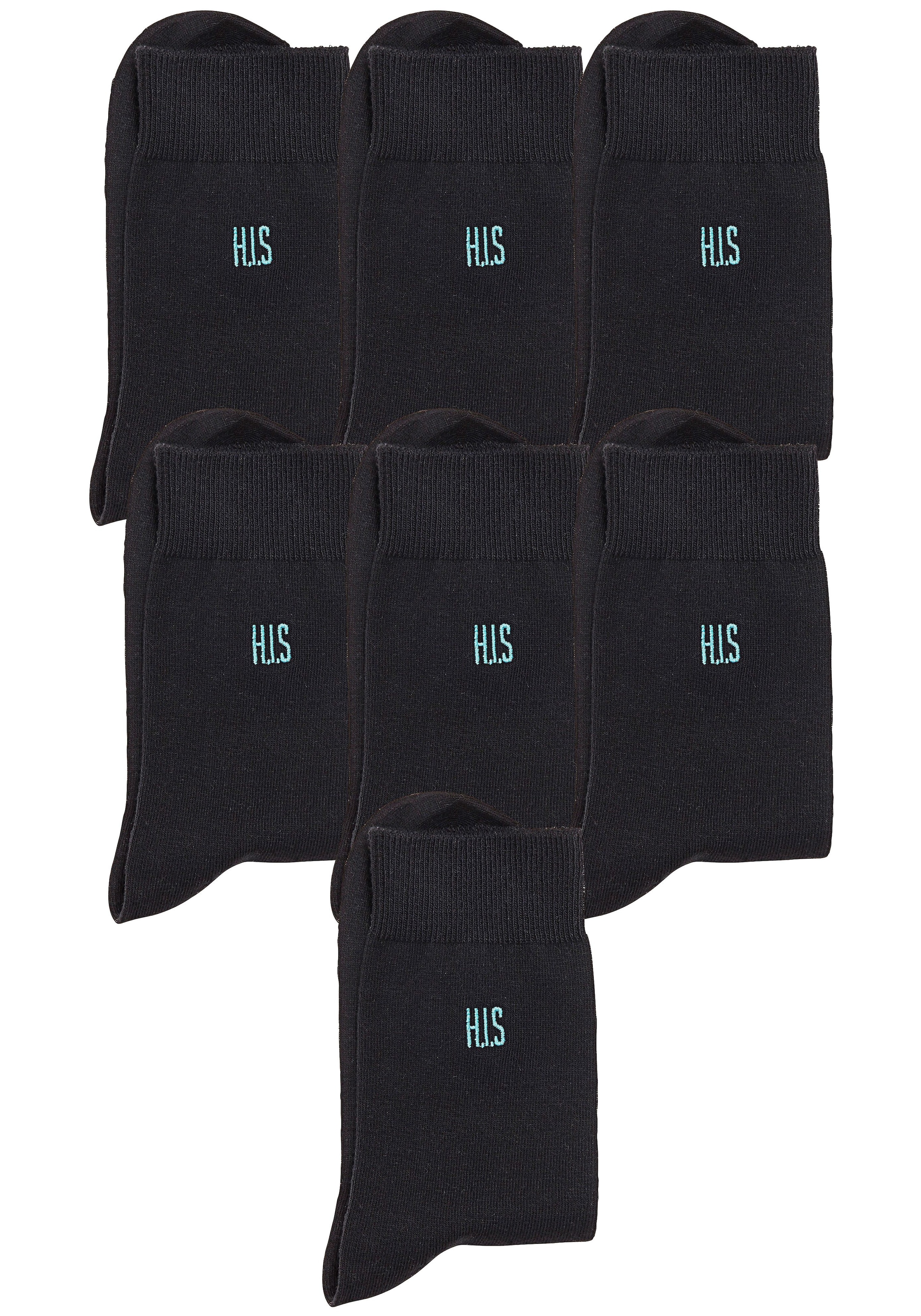 H.I.S Basicsocken, mit (7 bei online Komfortbündchen OTTO Paar), bestellen