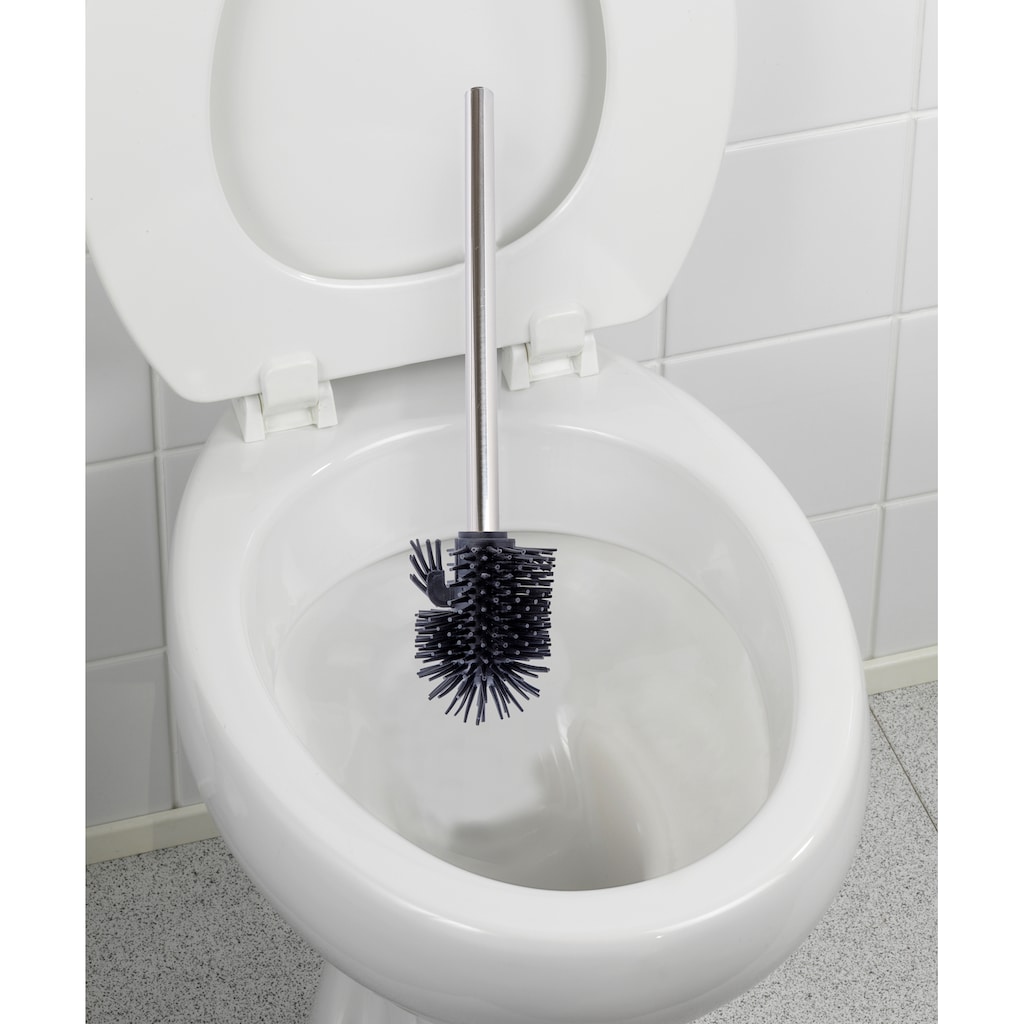 WENKO WC-Garnitur »Raumsparwunder«, aus Edelstahl