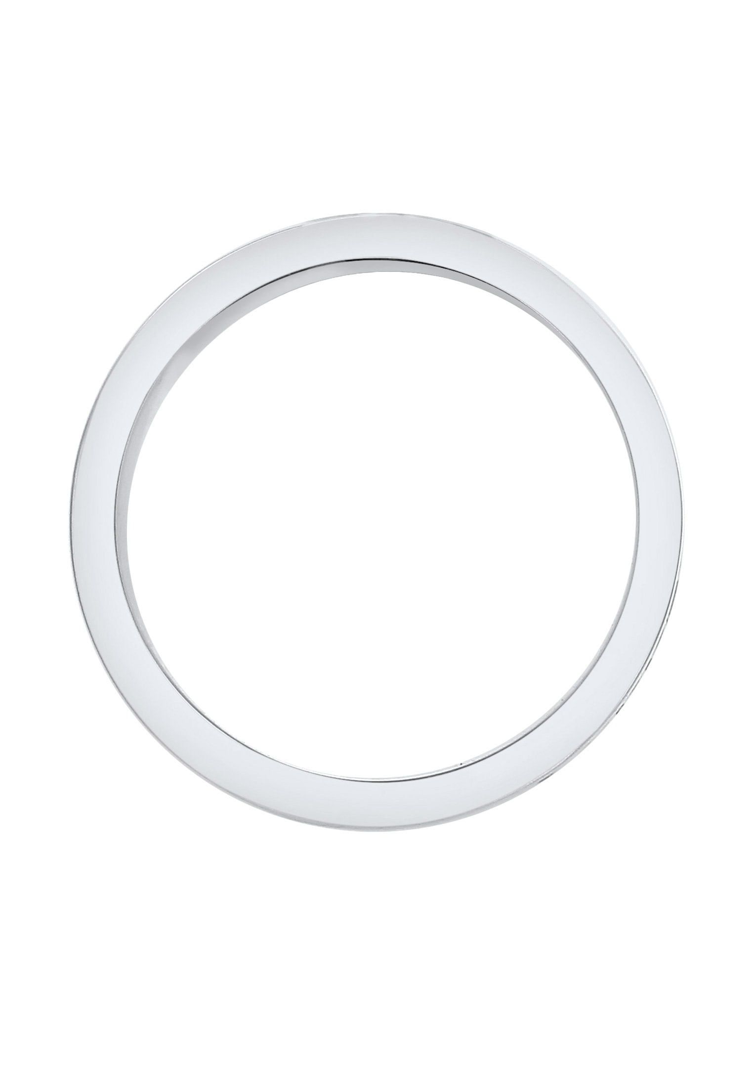 Kuzzoi Silberring »Ring Herren Bandring Römische Zahlen 925 Silber«