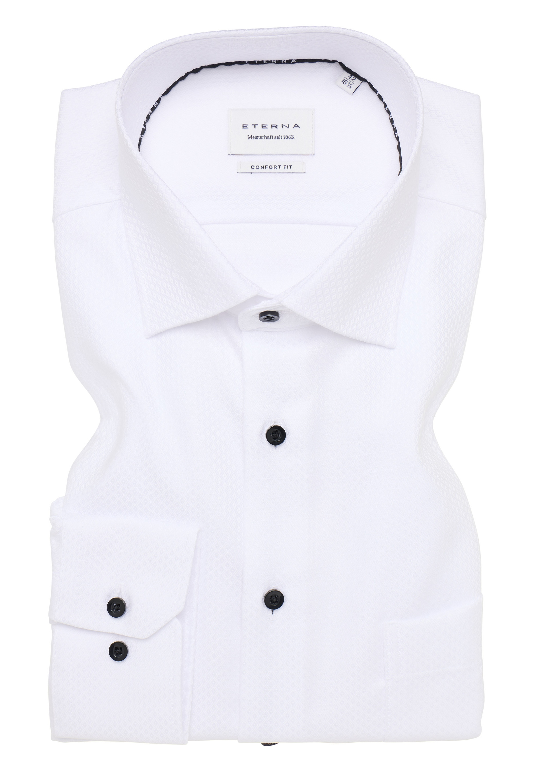 Eterna Langarmhemd »COMFORT FIT«, NON IRON (bügelfrei)