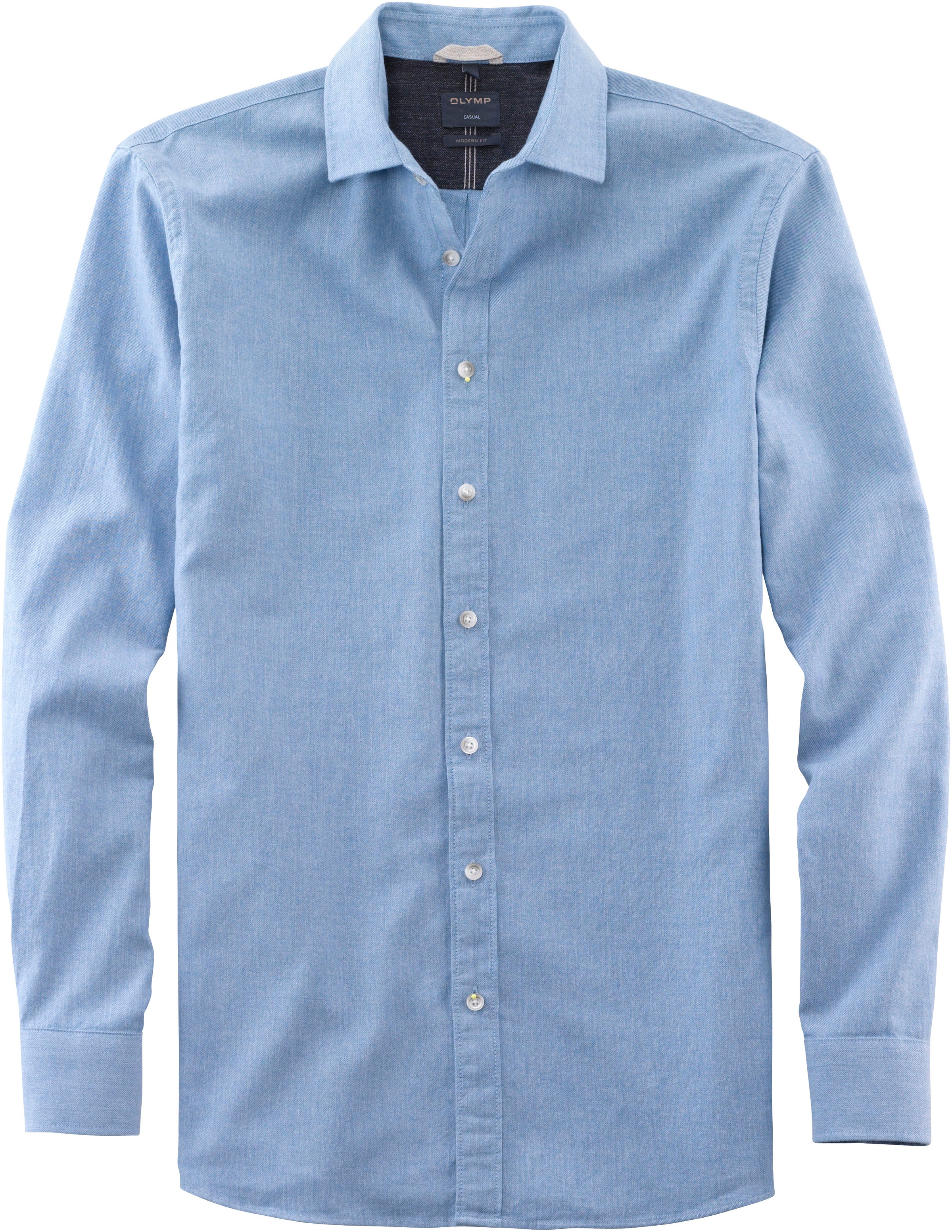 OLYMP Langarmhemd »Casualmode«, (1 tlg.), Quetschfalte kaufen