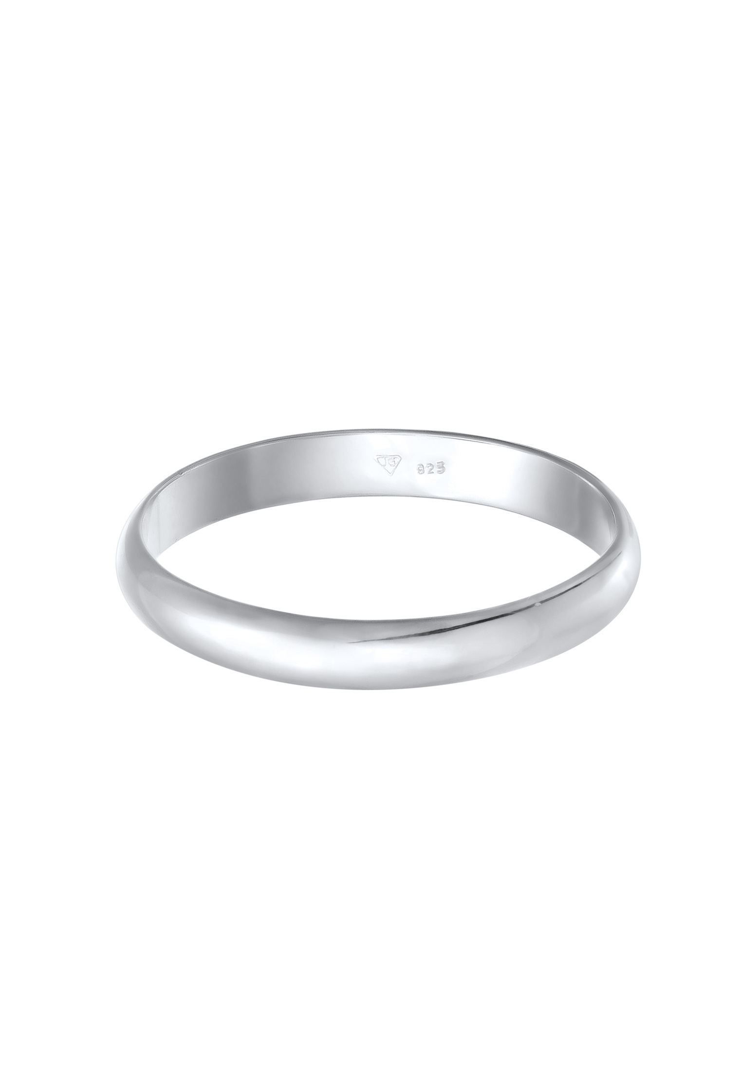 Elli Silberring »Ring Bandring Freundschaftsring Basic 925 Sterling Silber«