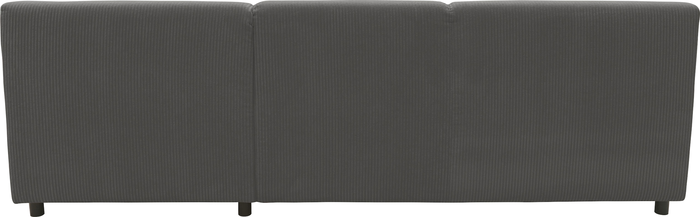 DOMO collection Ecksofa »Turah 2, L-Form, Cord oder Luxus-Microfaser, komfortabler Federkern«, B/T/H: 241/146/79 cm, incl. Zierkissen, wahlweise mit Bettfunktion