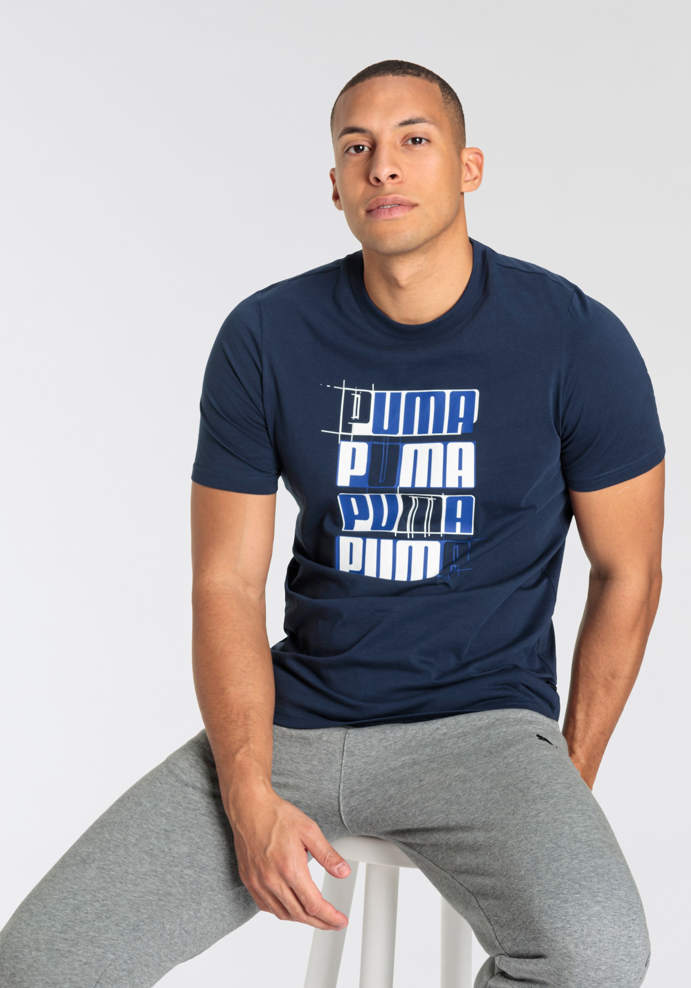 PUMA T-Shirt »ESS+ LOGO LAB TEE«