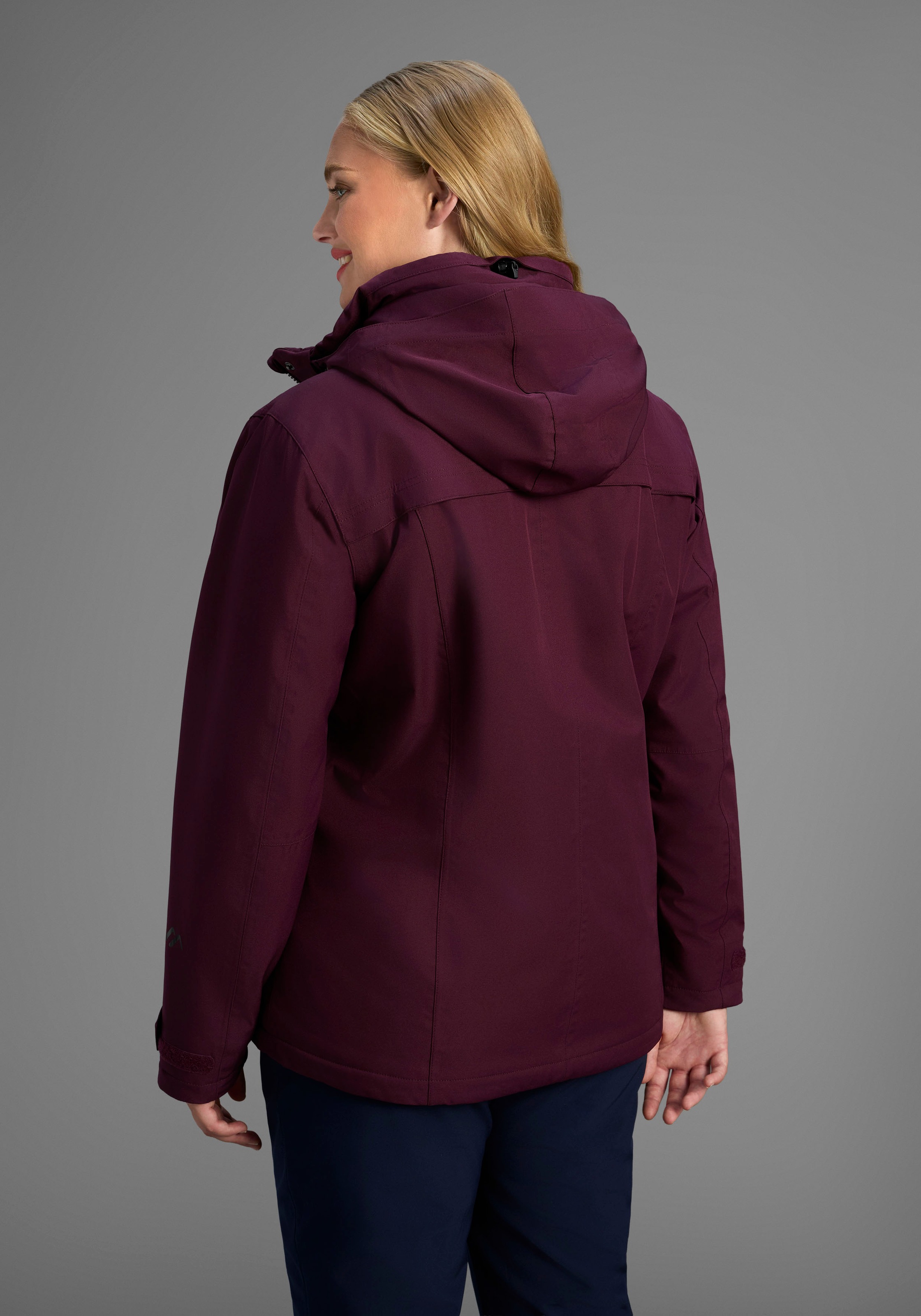 Maier Sports Allwetterjacke »DA-JACKE MTEX EL. LISBON«, mit Kapuze